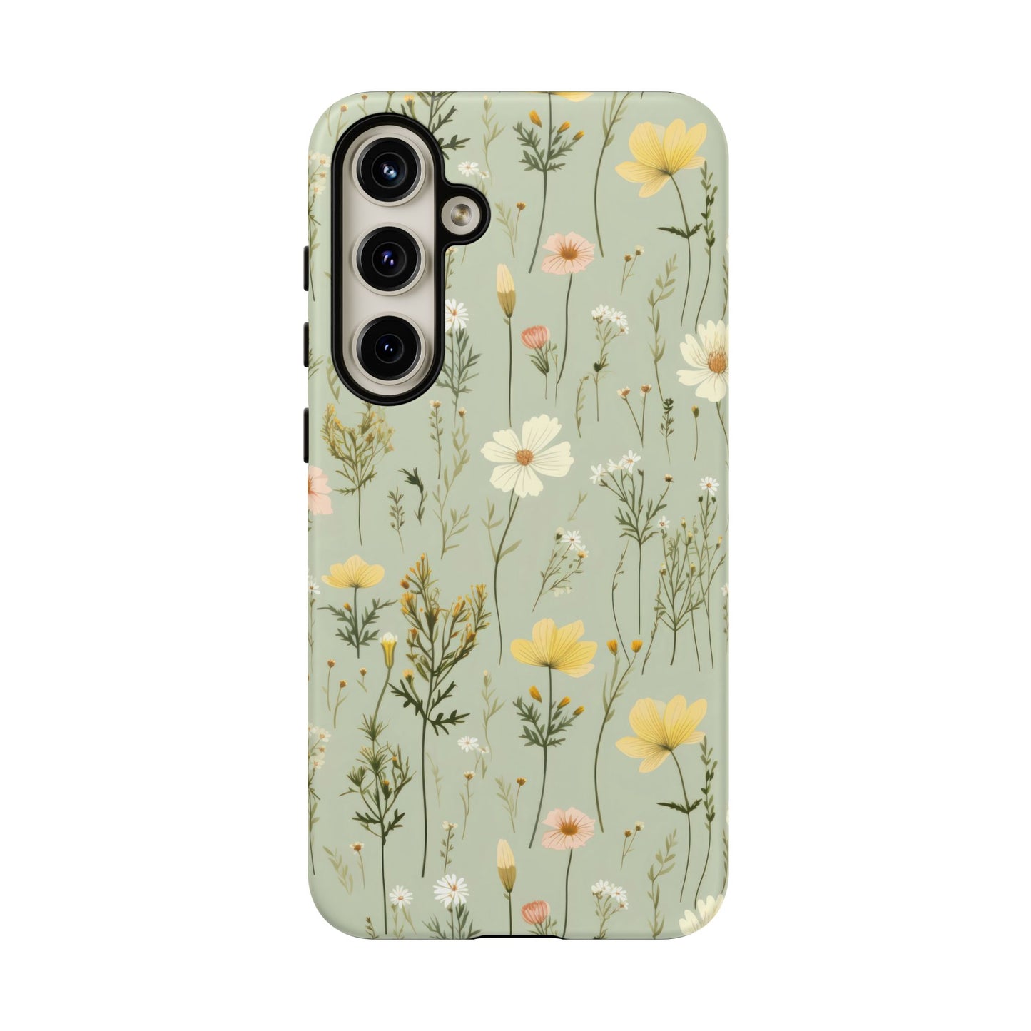 Floral Tough Phone Case - Stylish and Durable for Nature Lovers