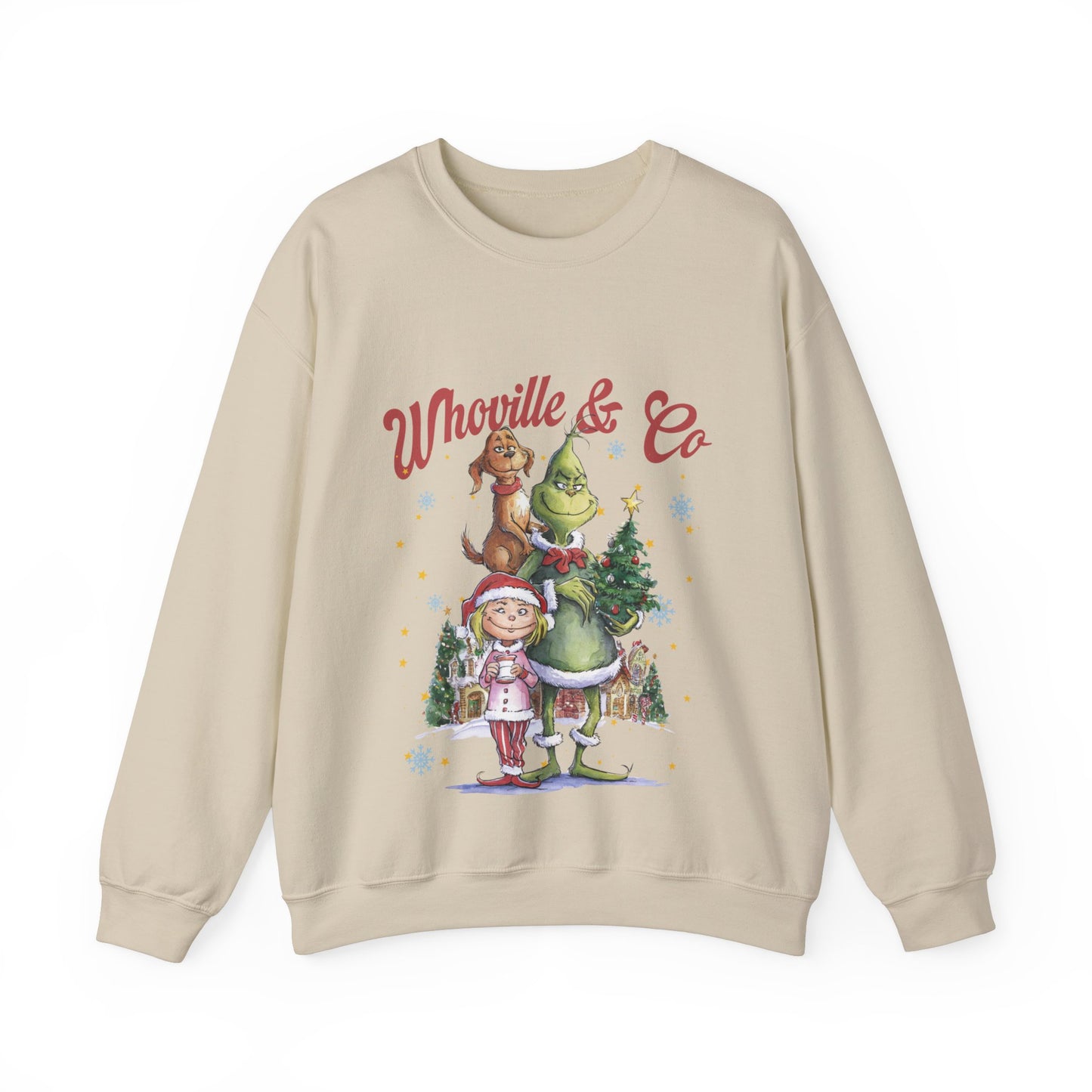 Grinch Whoville Holiday Crewneck Sweatshirt