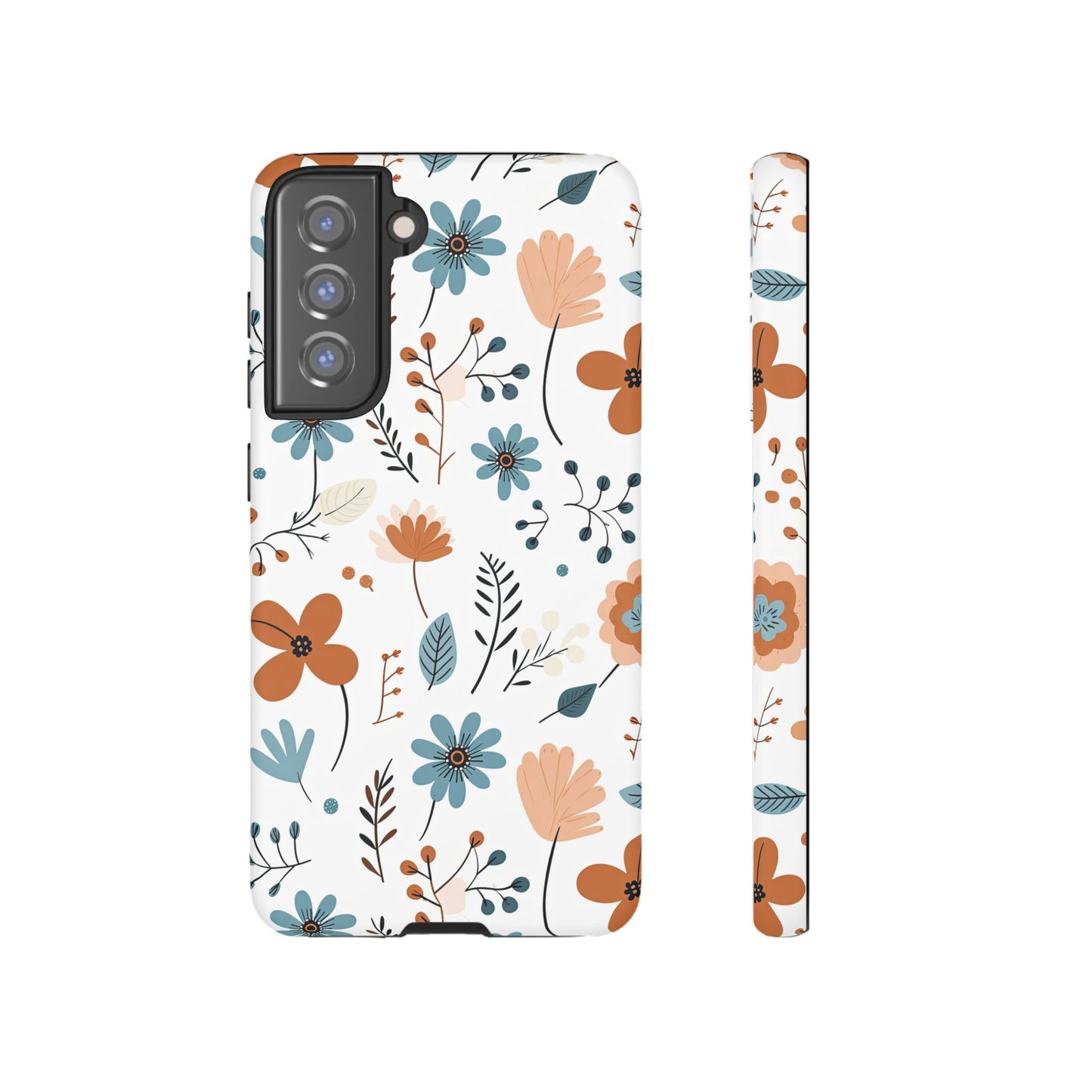 Floral Tough Phone Case - Vibrant Design for Nature Lovers