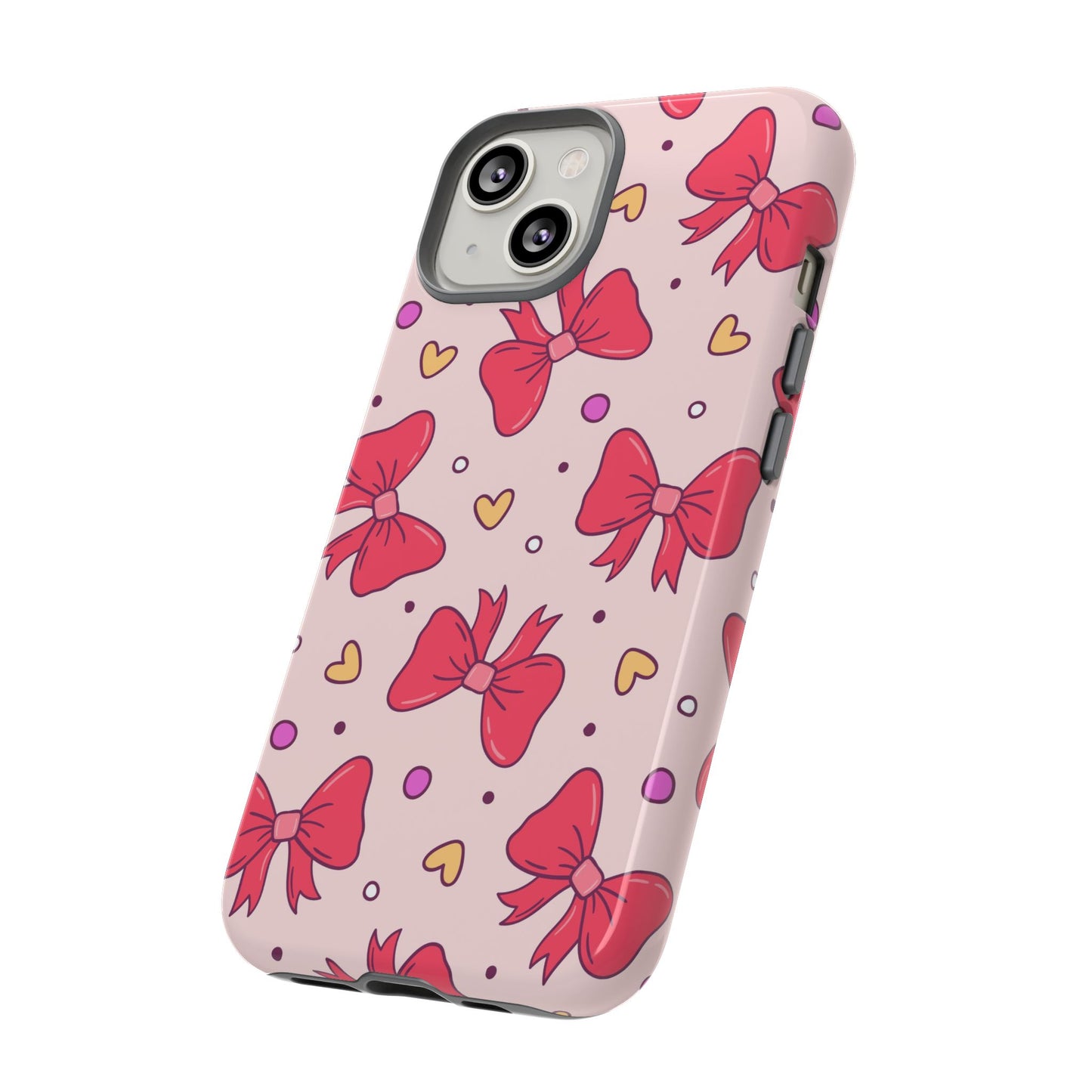 Cute Bow Pattern Phone Case - Tough Cases for Stylish Protection