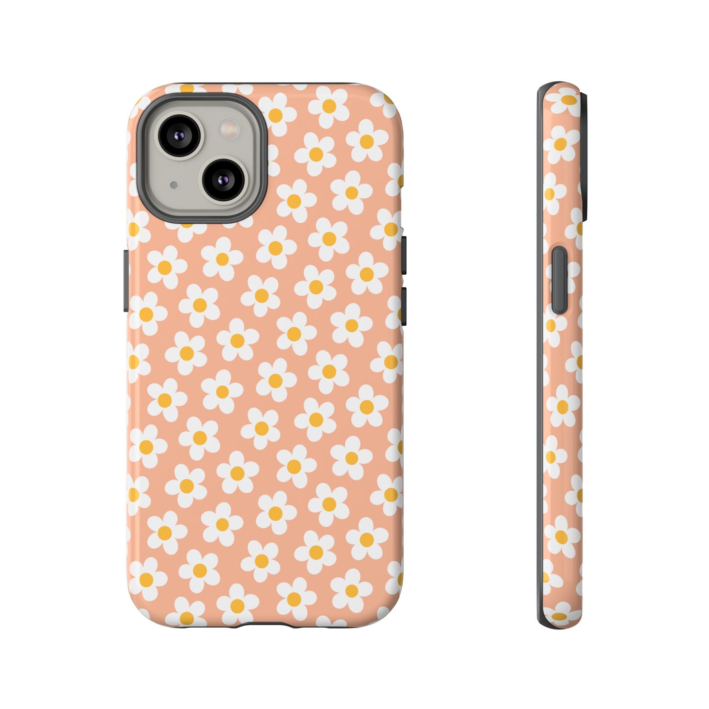 Floral Tough Case for iPhone - Durable Protection with Cute Daisy Design