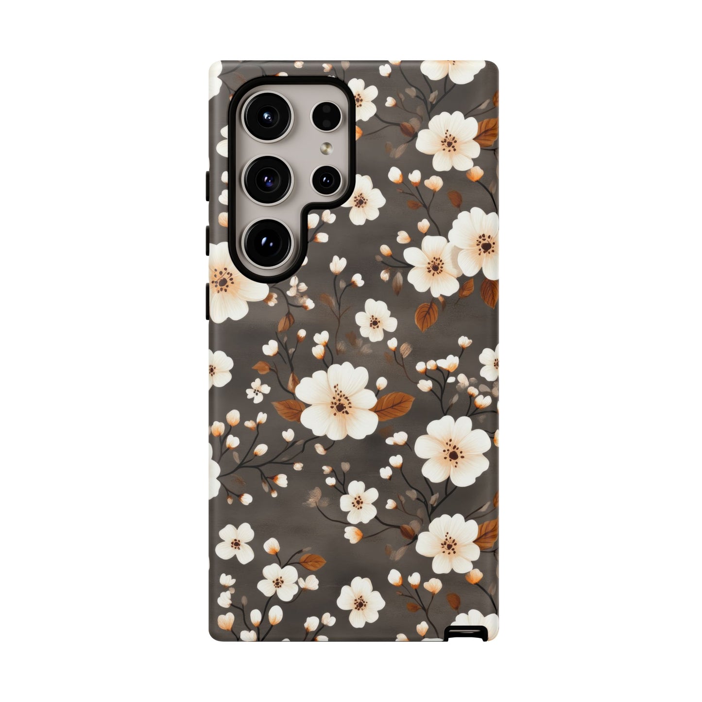 Floral Tough Case for iPhone - Elegant Flower Design Phone Cover