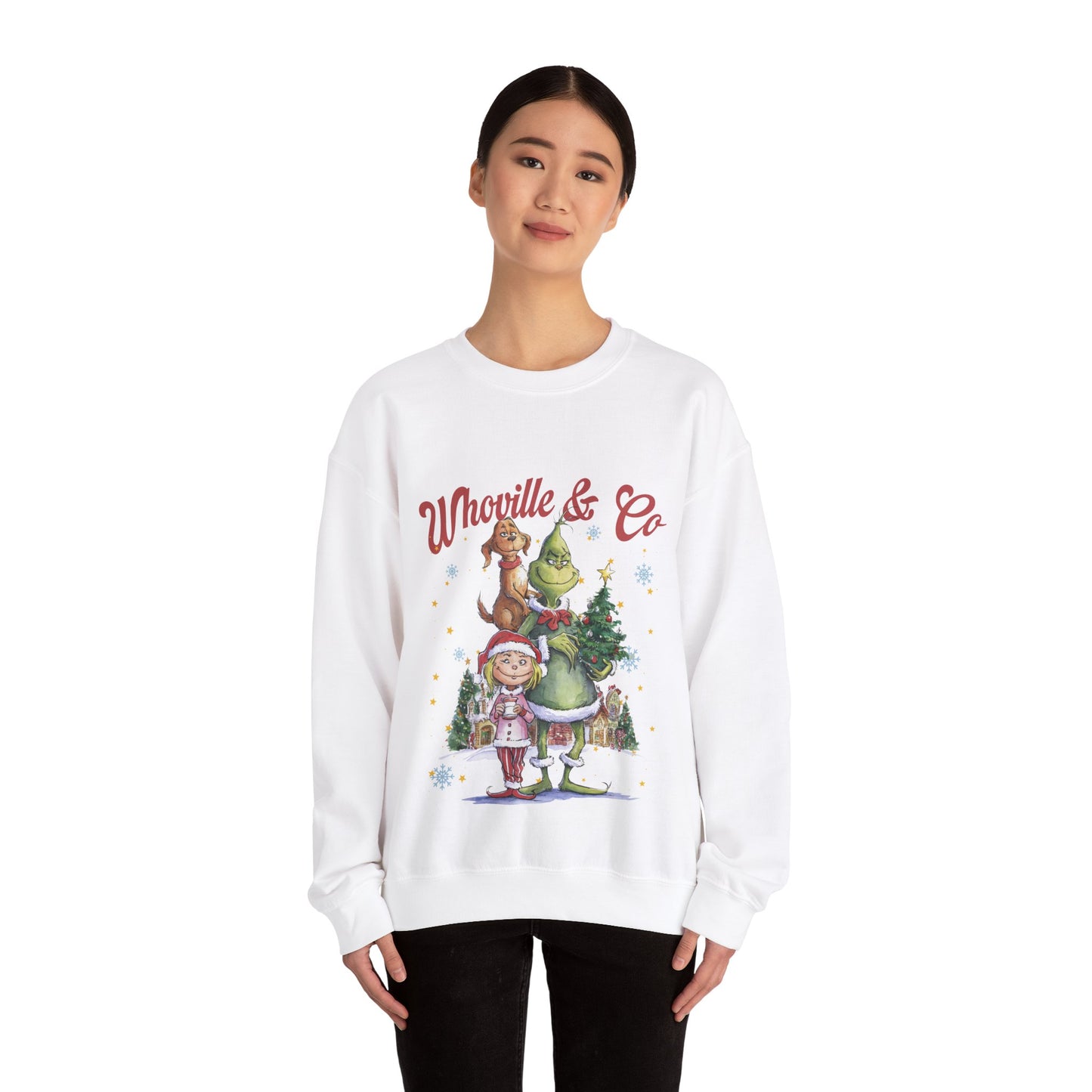 Grinch Whoville Holiday Crewneck Sweatshirt