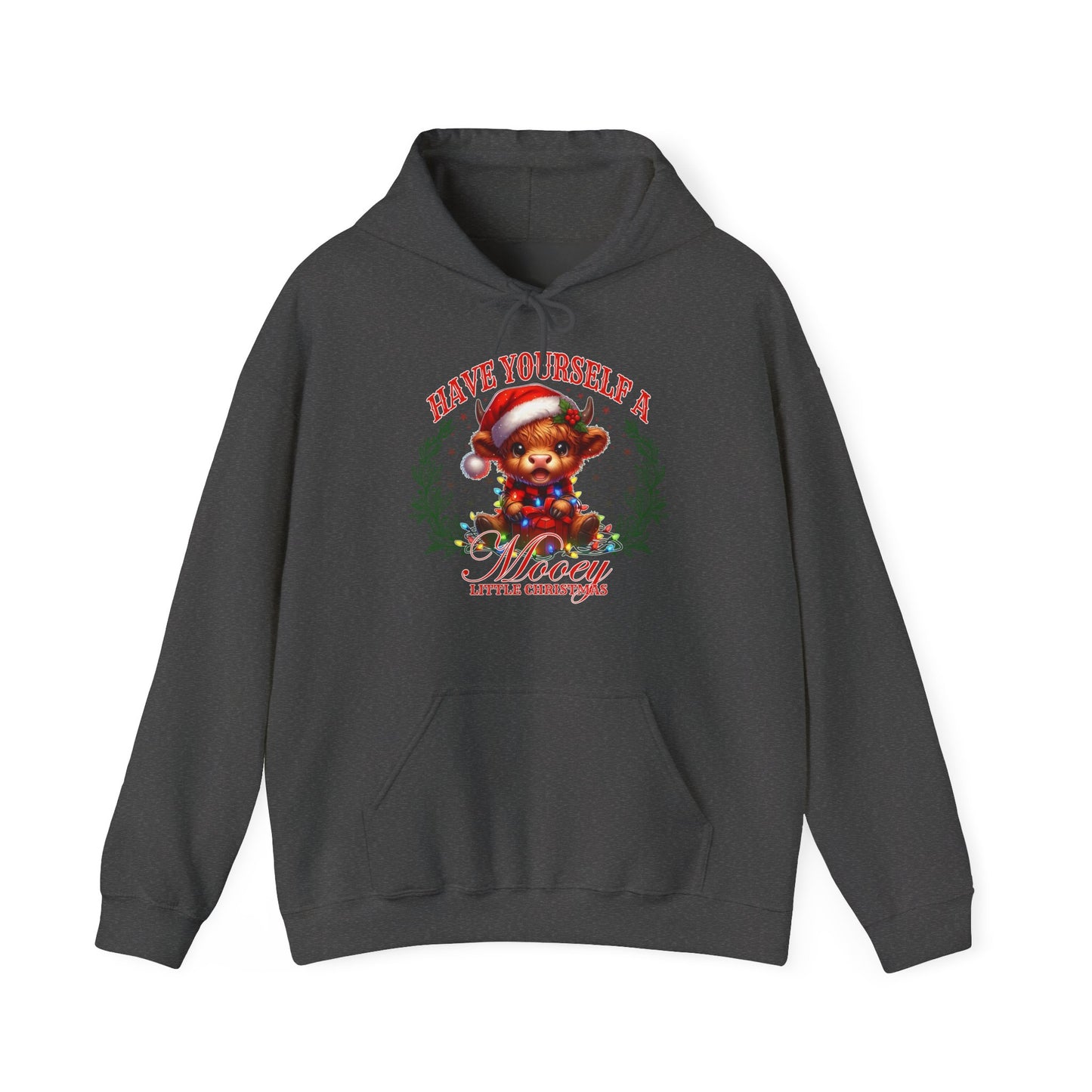 Festive Unisex Hoodie - "Have You Seen A Mooey?" Christmas Sweatshirt