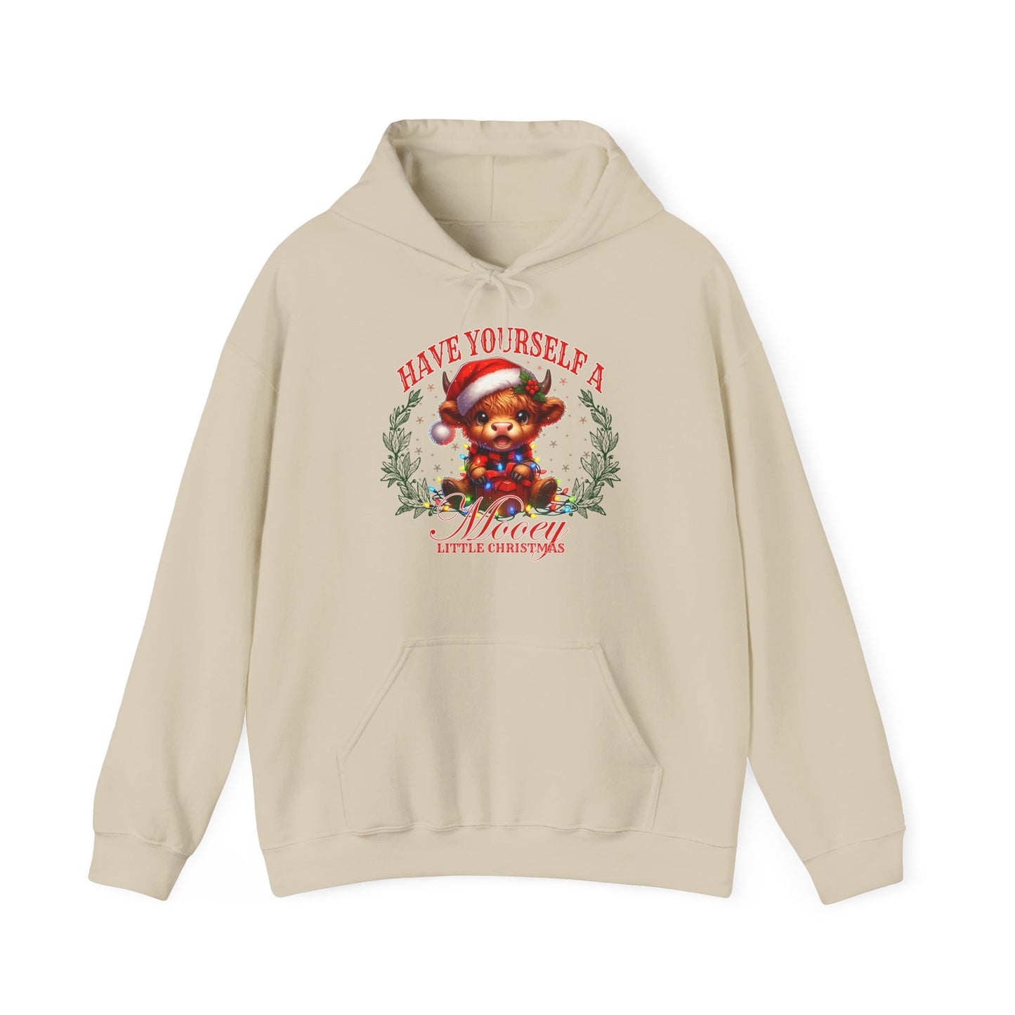 Festive Unisex Hoodie - "Have You Seen A Mooey?" Christmas Sweatshirt