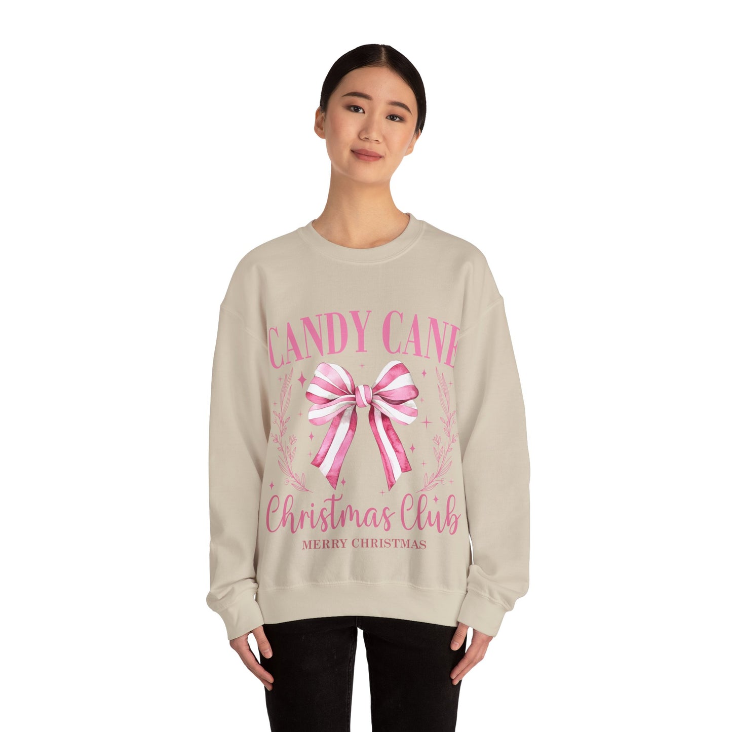 Candy Cane Christmas Club Sweatshirt - Unisex Heavy Blend™ Crewneck