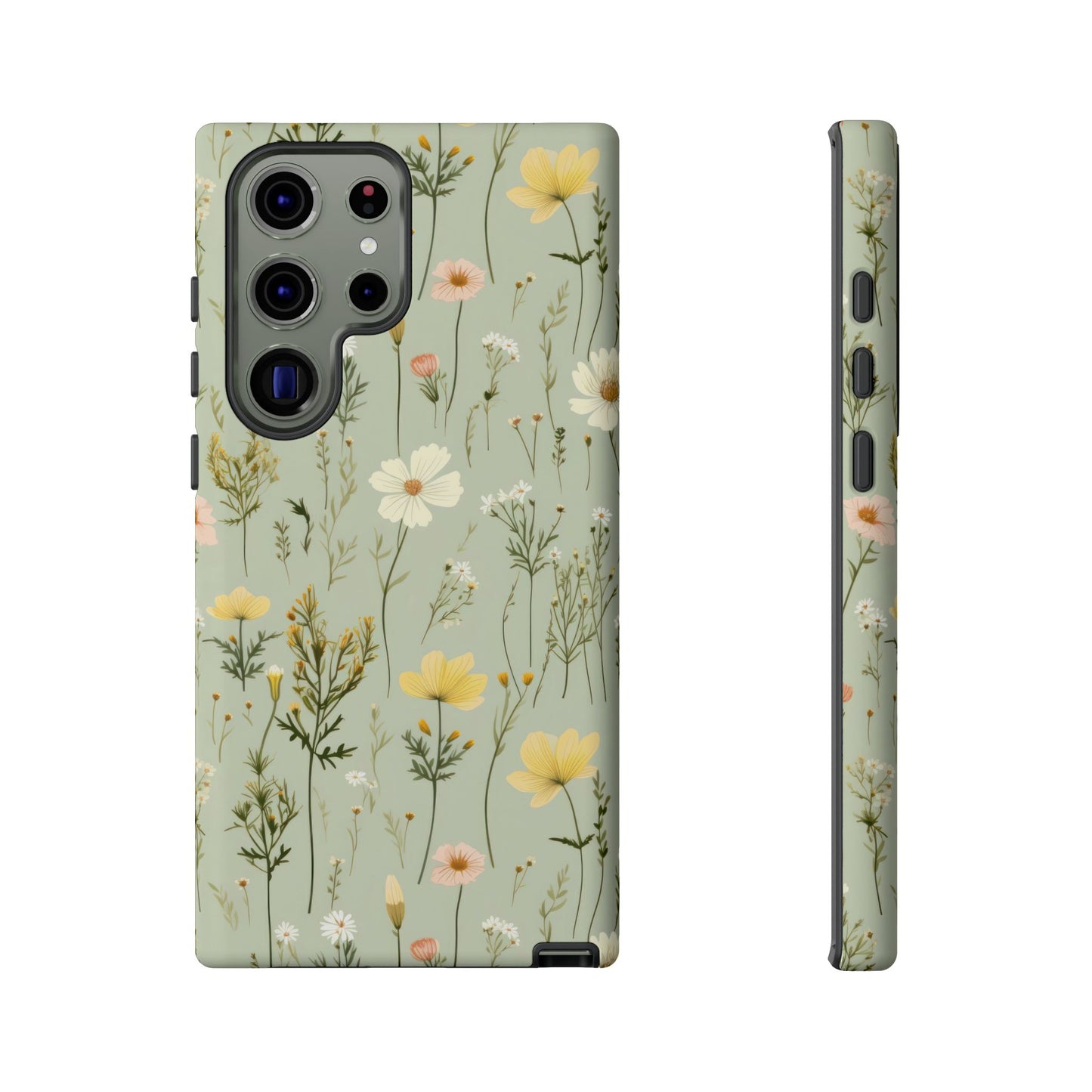 Floral Tough Phone Case - Stylish and Durable for Nature Lovers