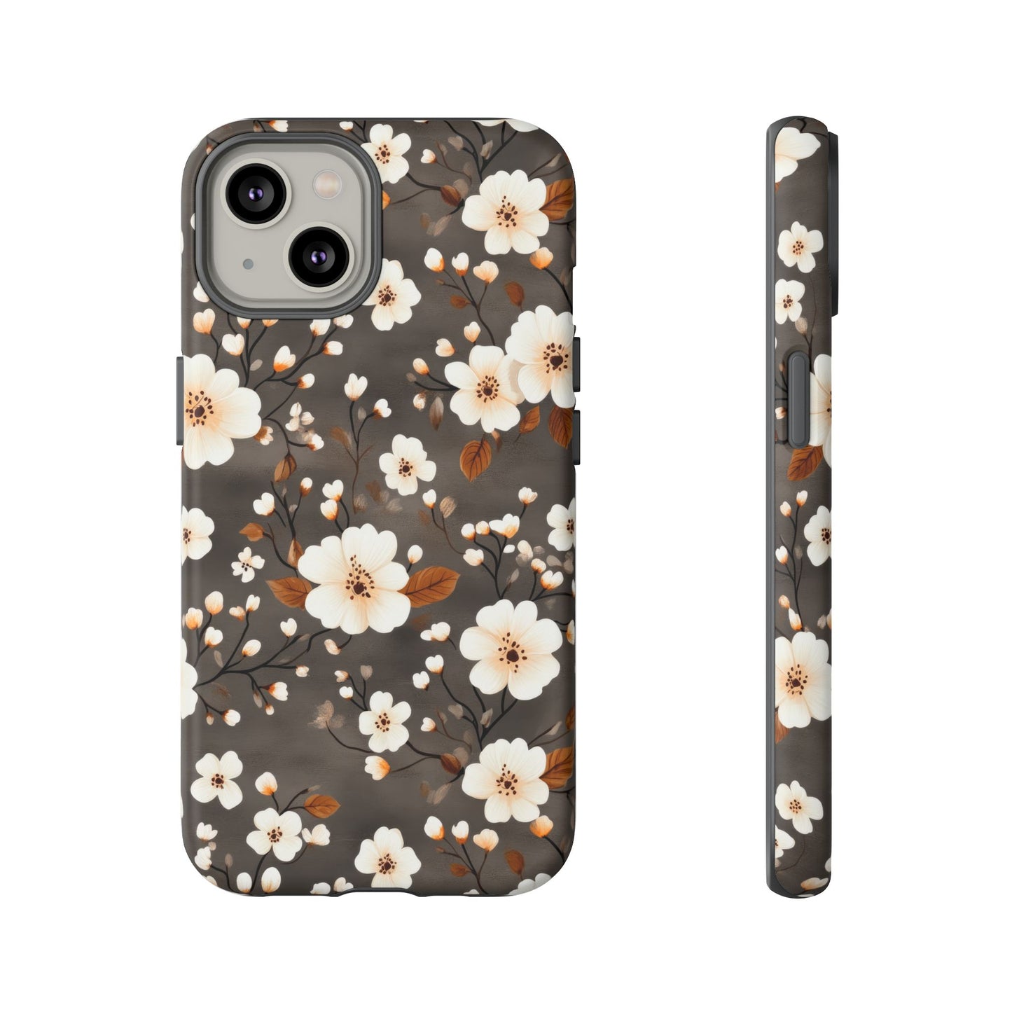 Floral Tough Case for iPhone - Elegant Flower Design Phone Cover