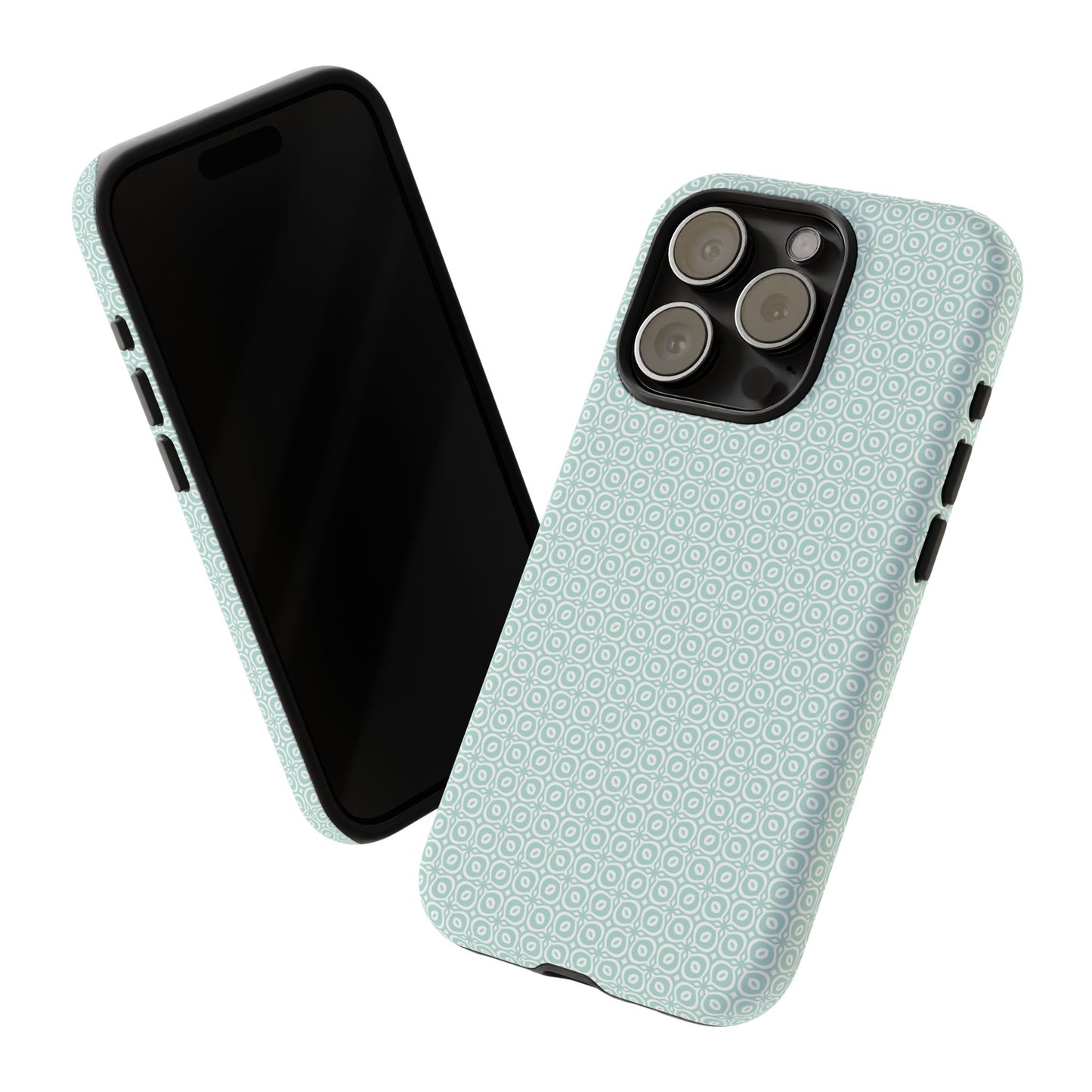 Stylish Tough Phone Case with Geometric Pattern