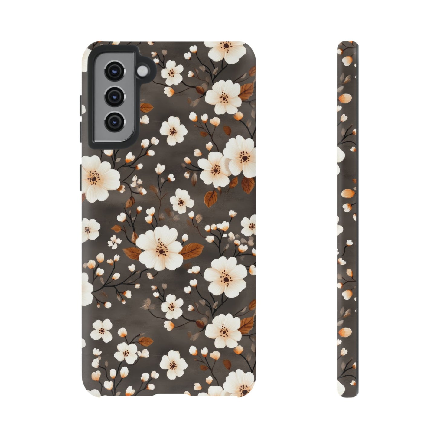 Floral Tough Case for iPhone - Elegant Flower Design Phone Cover