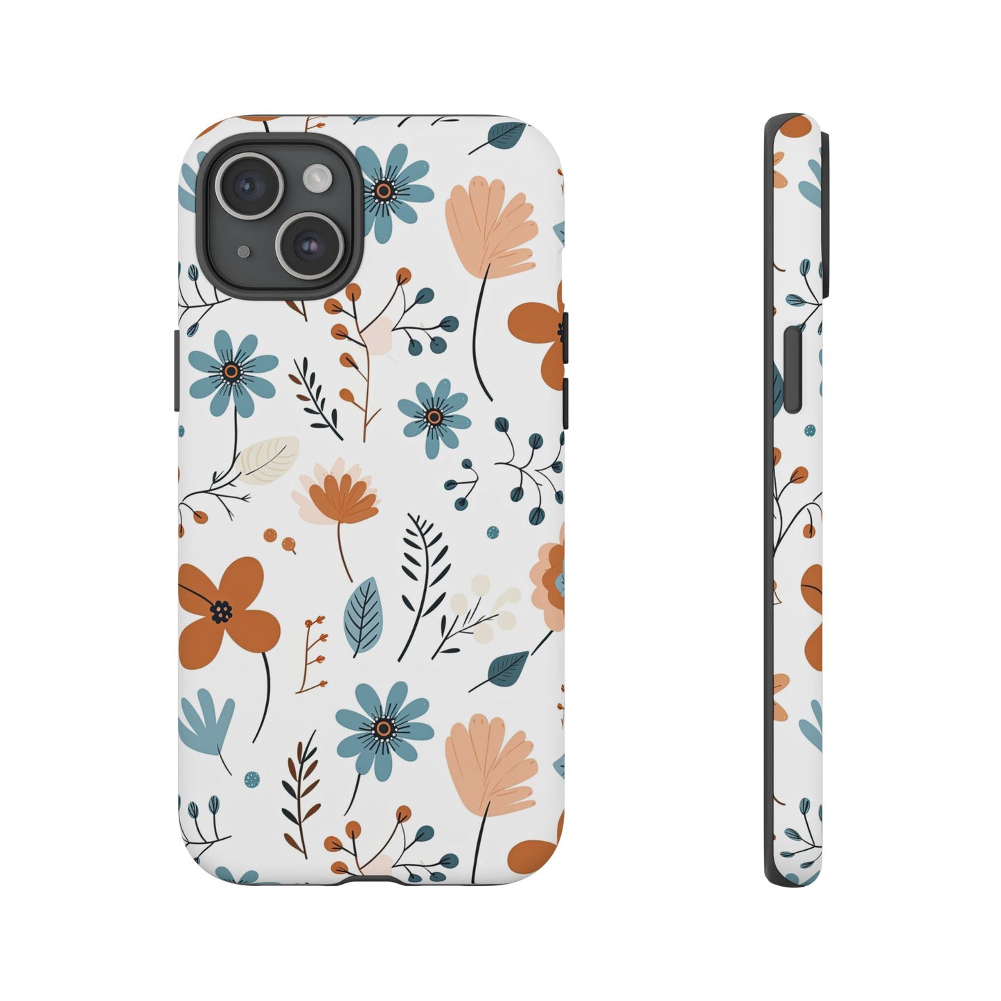 Floral Tough Phone Case - Vibrant Design for Nature Lovers