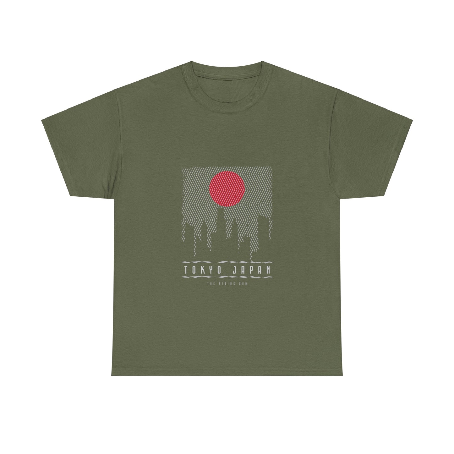 Tokyo Japan Graphic Unisex Heavy Cotton Tee - Casual Streetwear