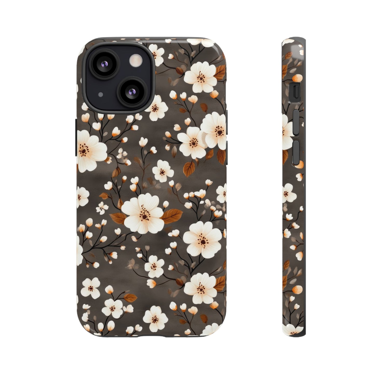 Floral Tough Case for iPhone - Elegant Flower Design Phone Cover