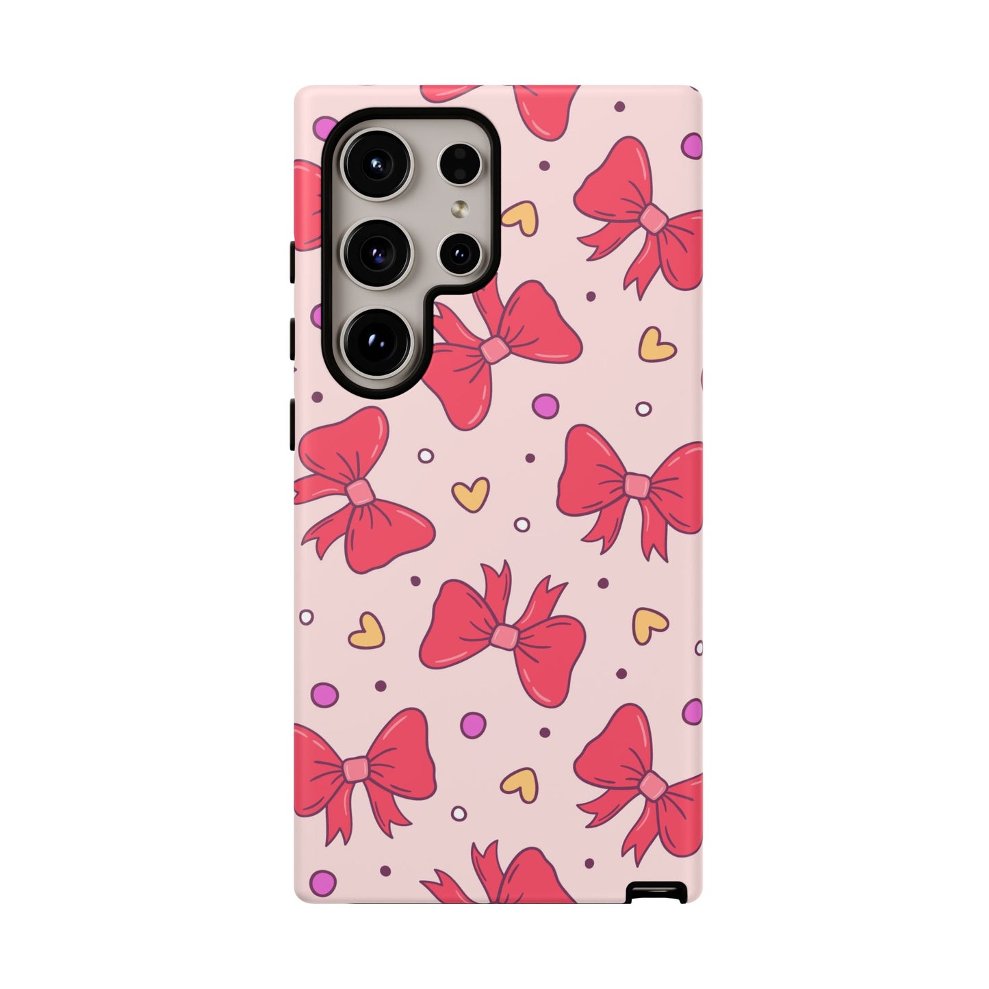 Cute Bow Pattern Phone Case - Tough Cases for Stylish Protection