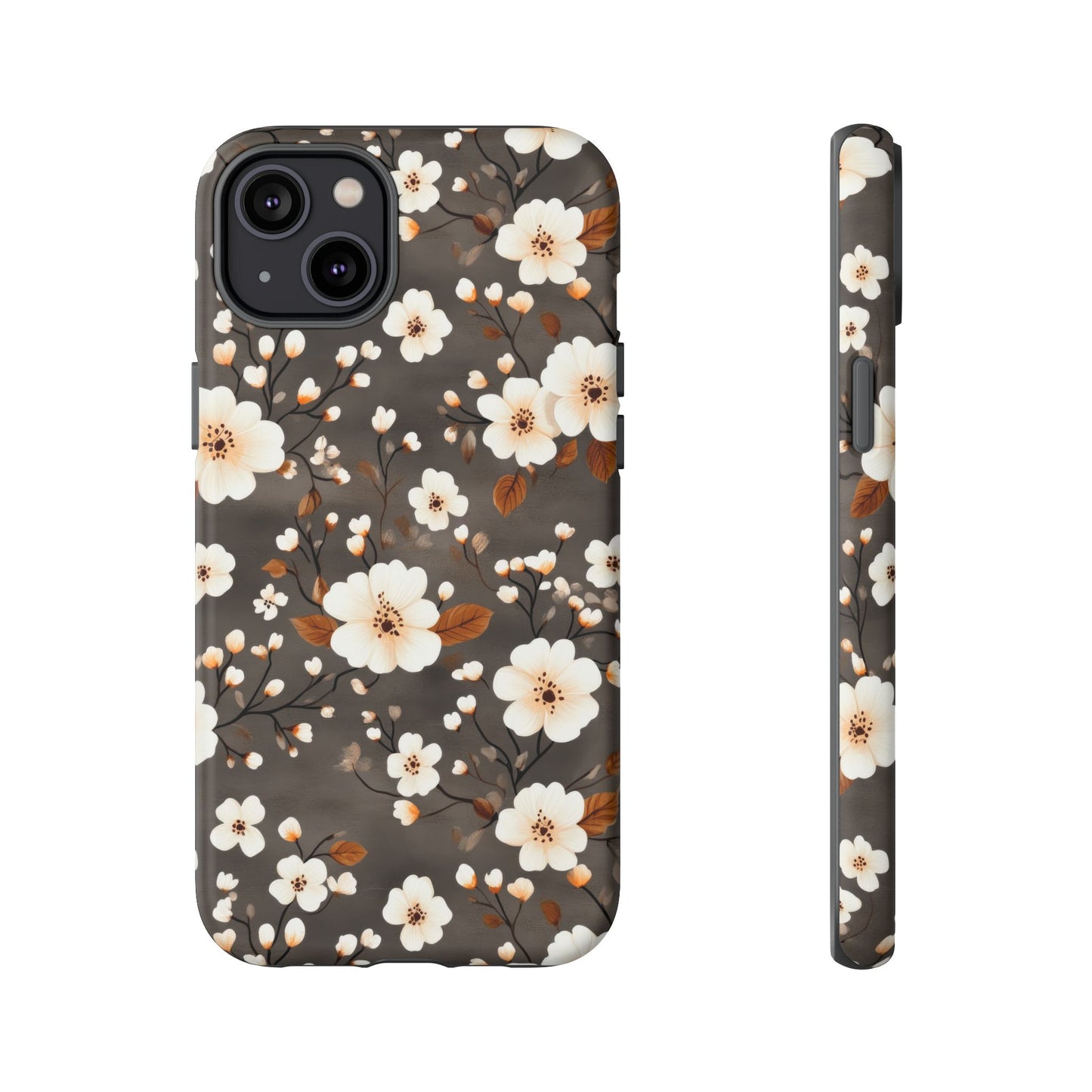 Floral Tough Case for iPhone - Elegant Flower Design Phone Cover