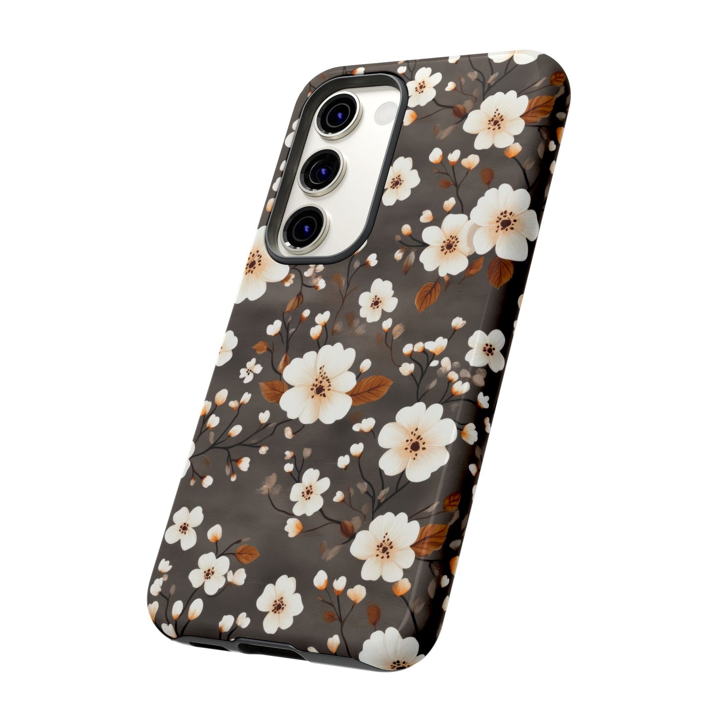 Floral Tough Case for iPhone - Elegant Flower Design Phone Cover