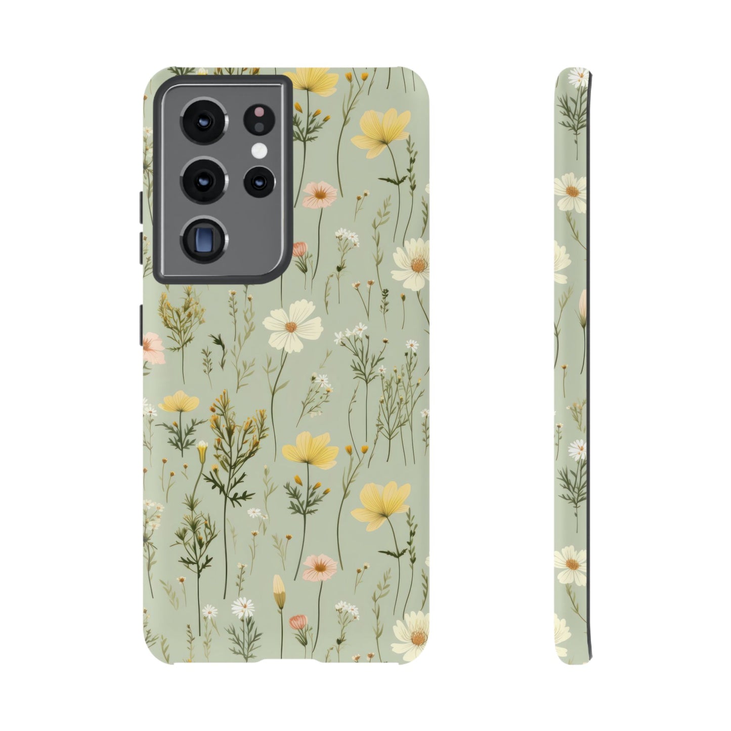 Floral Tough Phone Case - Stylish and Durable for Nature Lovers