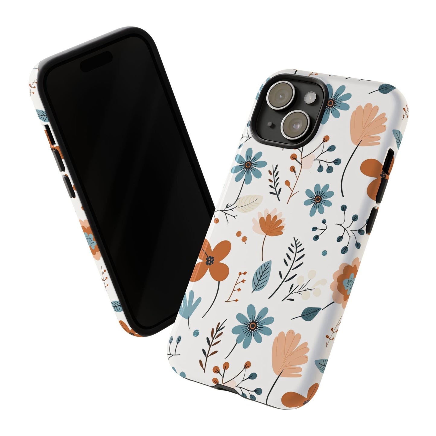 Floral Tough Phone Case - Vibrant Design for Nature Lovers