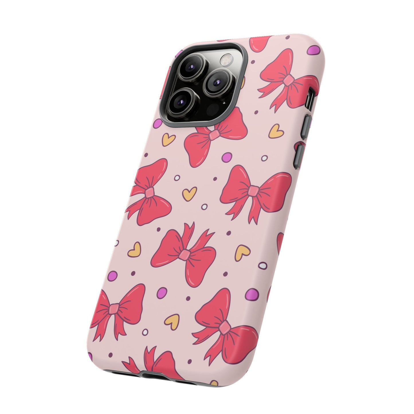 Cute Bow Pattern Phone Case - Tough Cases for Stylish Protection