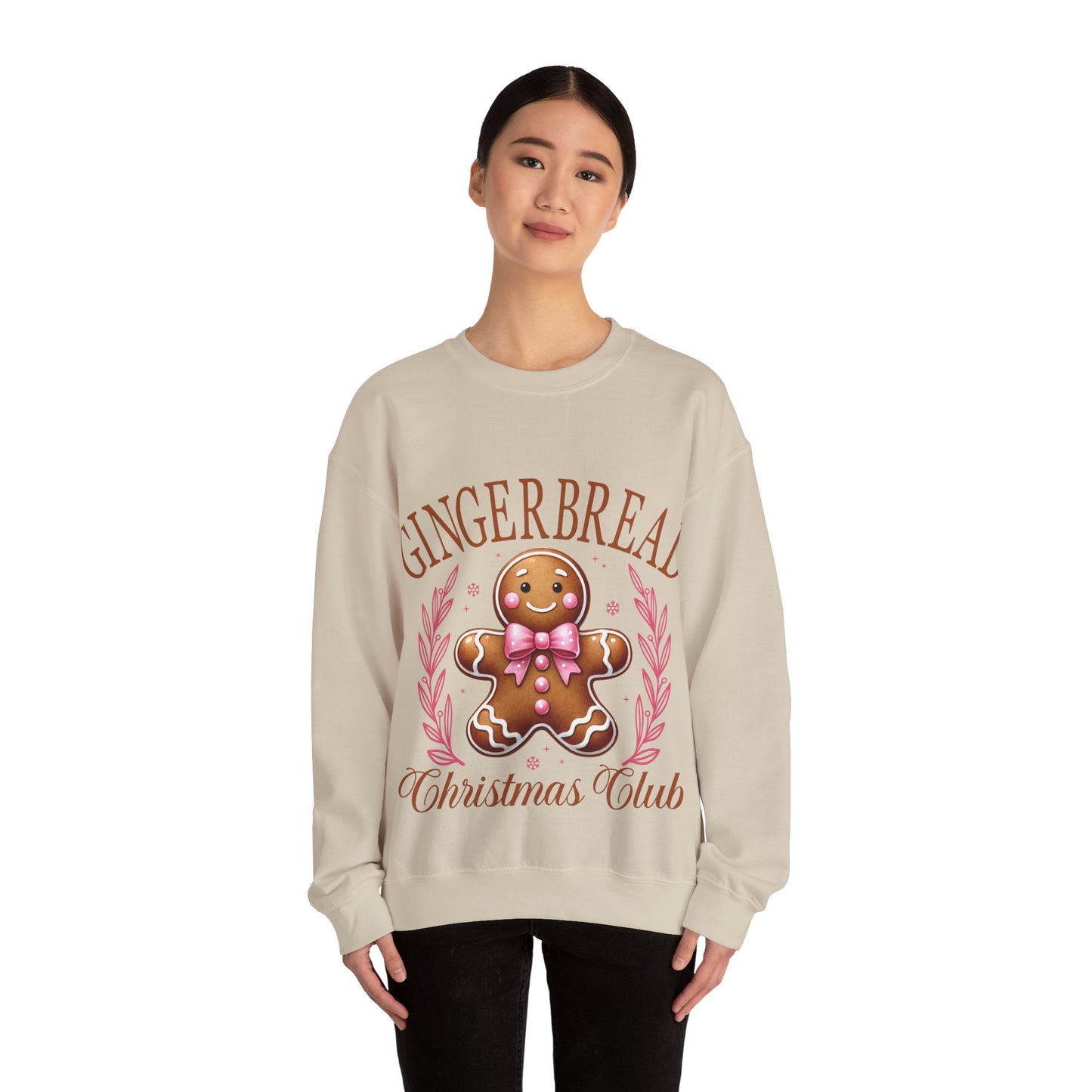 Gingerbread Christmas Club Sweatshirt - Cozy Holiday Apparel