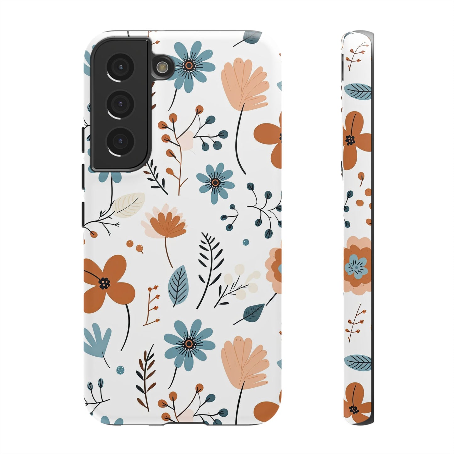 Floral Tough Phone Case - Vibrant Design for Nature Lovers