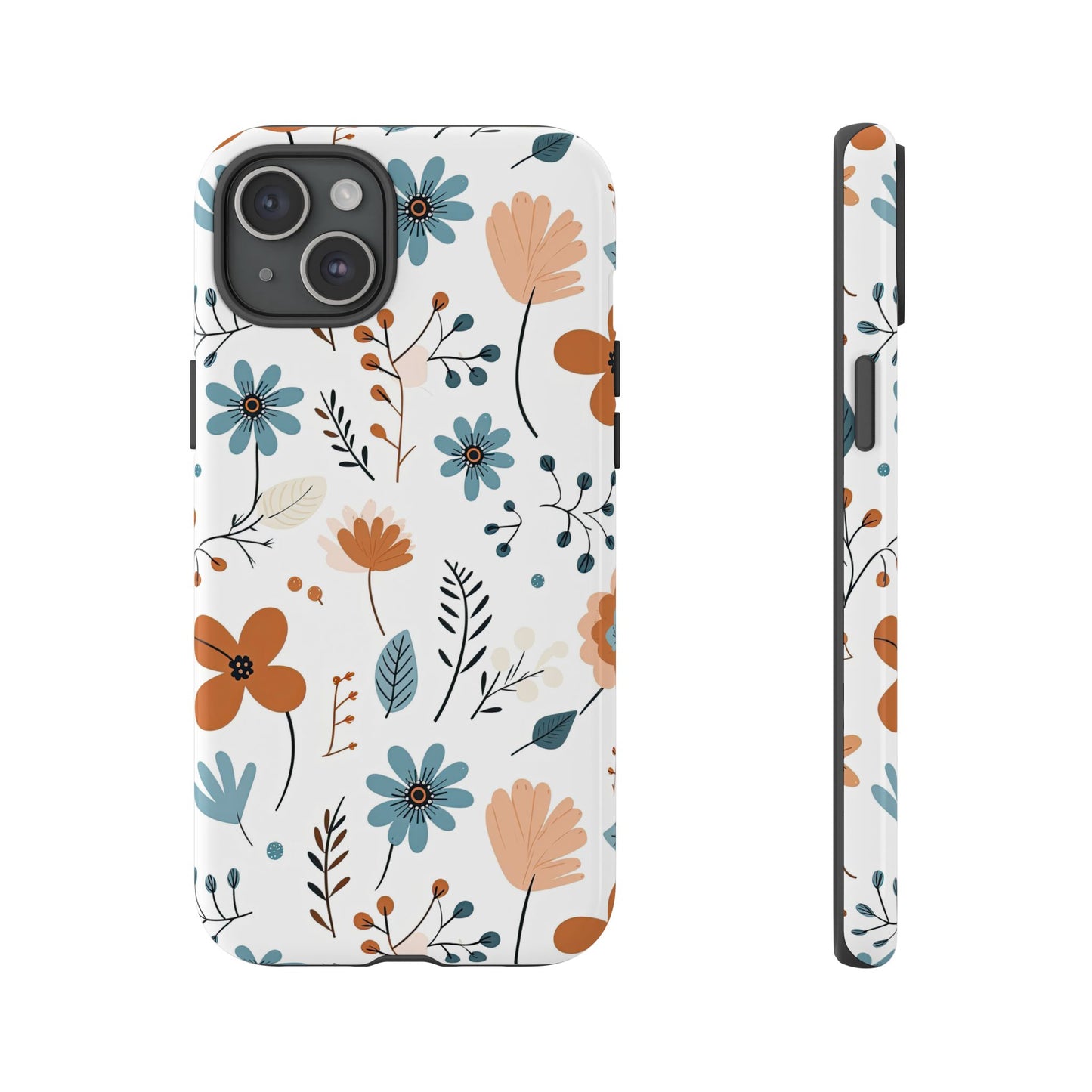 Floral Tough Phone Case - Vibrant Design for Nature Lovers