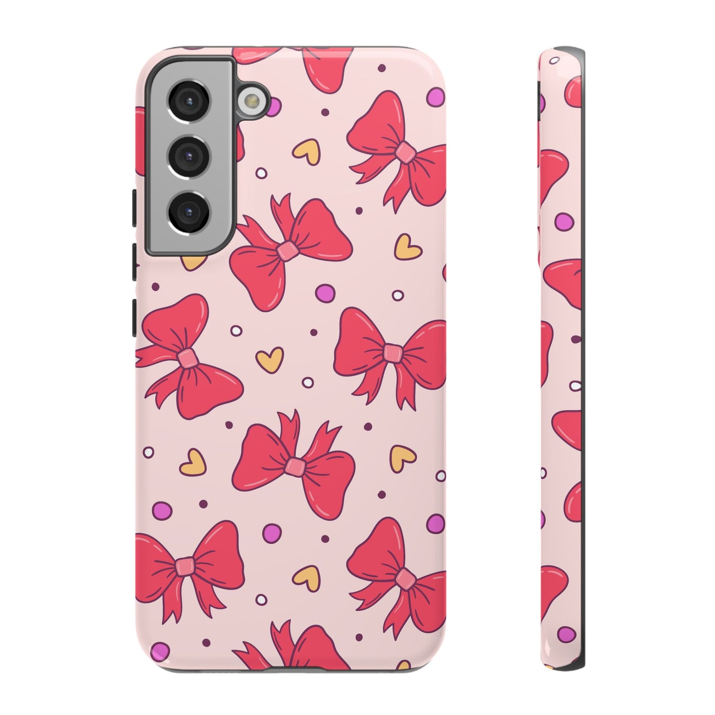 Cute Bow Pattern Phone Case - Tough Cases for Stylish Protection