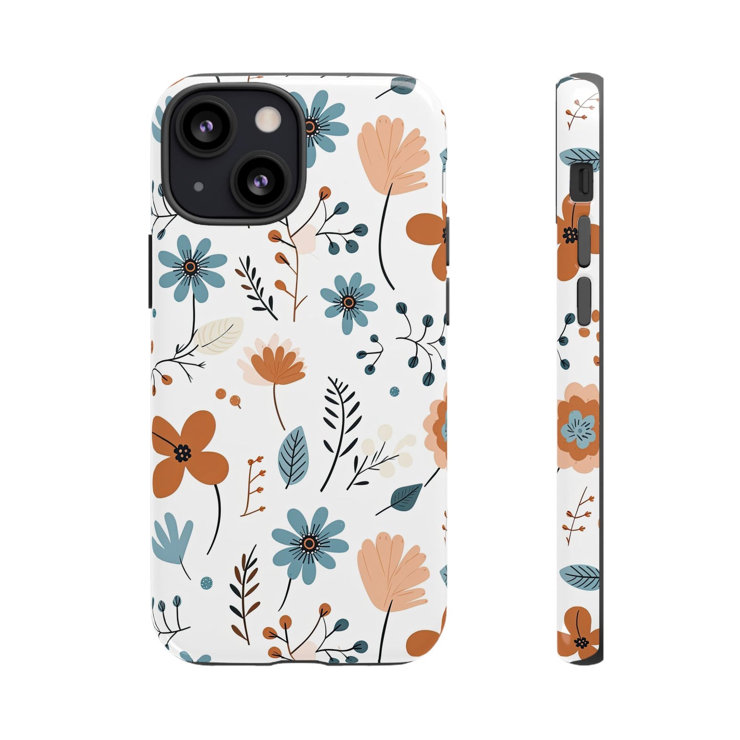 Floral Tough Phone Case - Vibrant Design for Nature Lovers