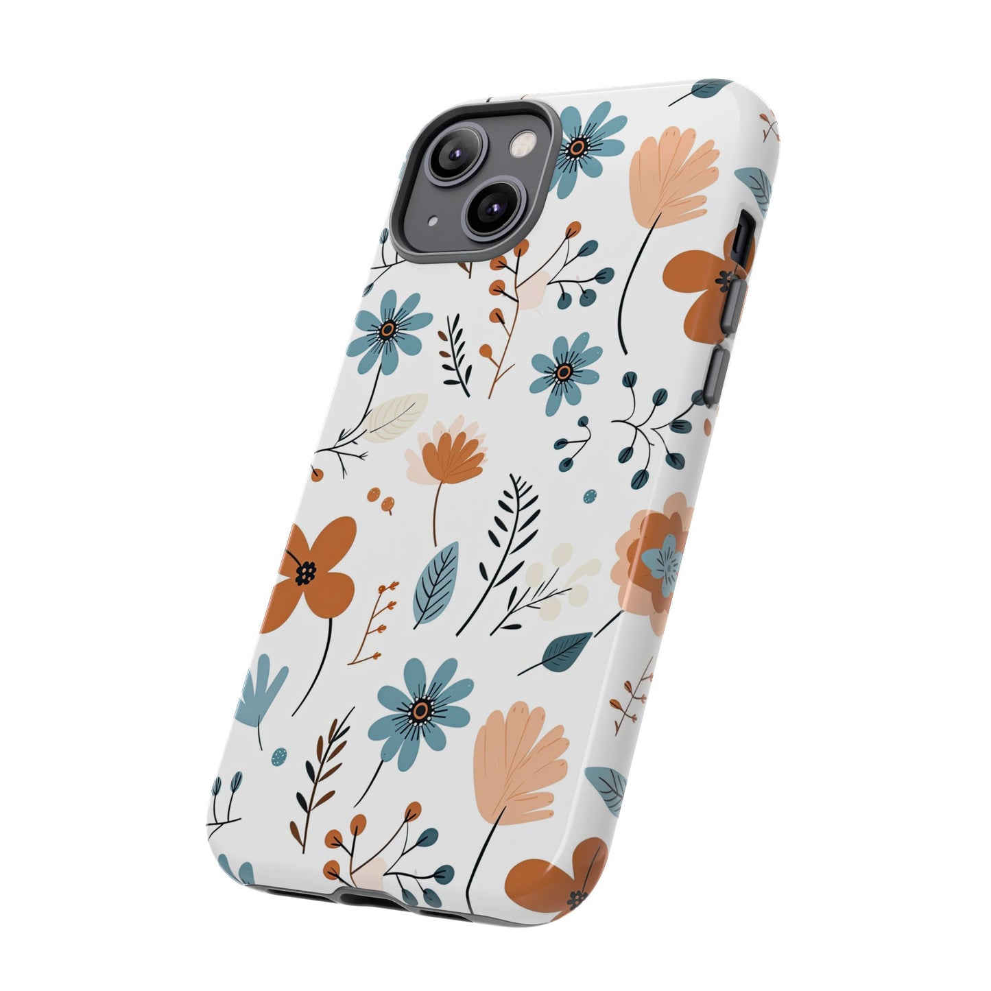 Floral Tough Phone Case - Vibrant Design for Nature Lovers