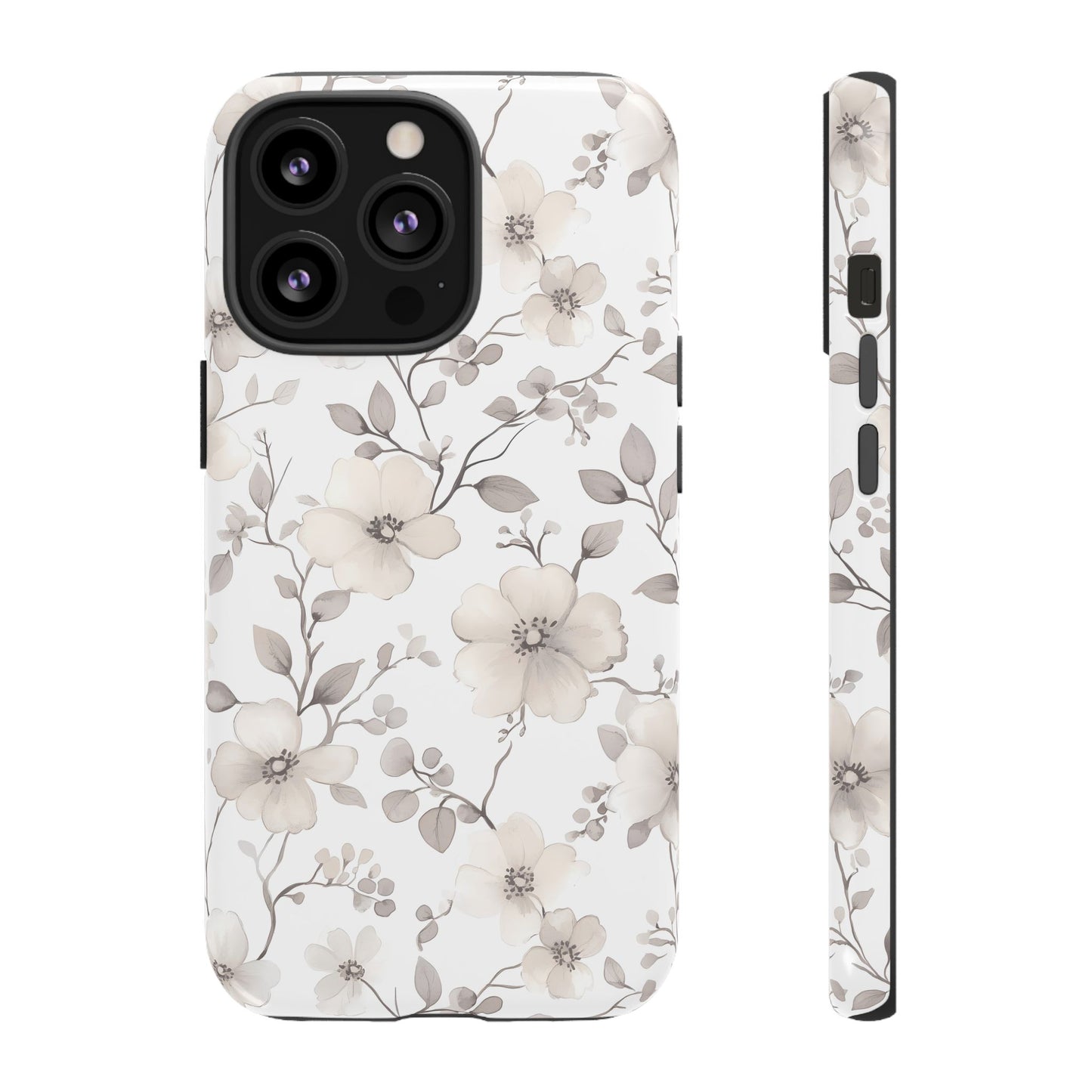 Elegant Floral Phone Case - Tough & Stylish Protection