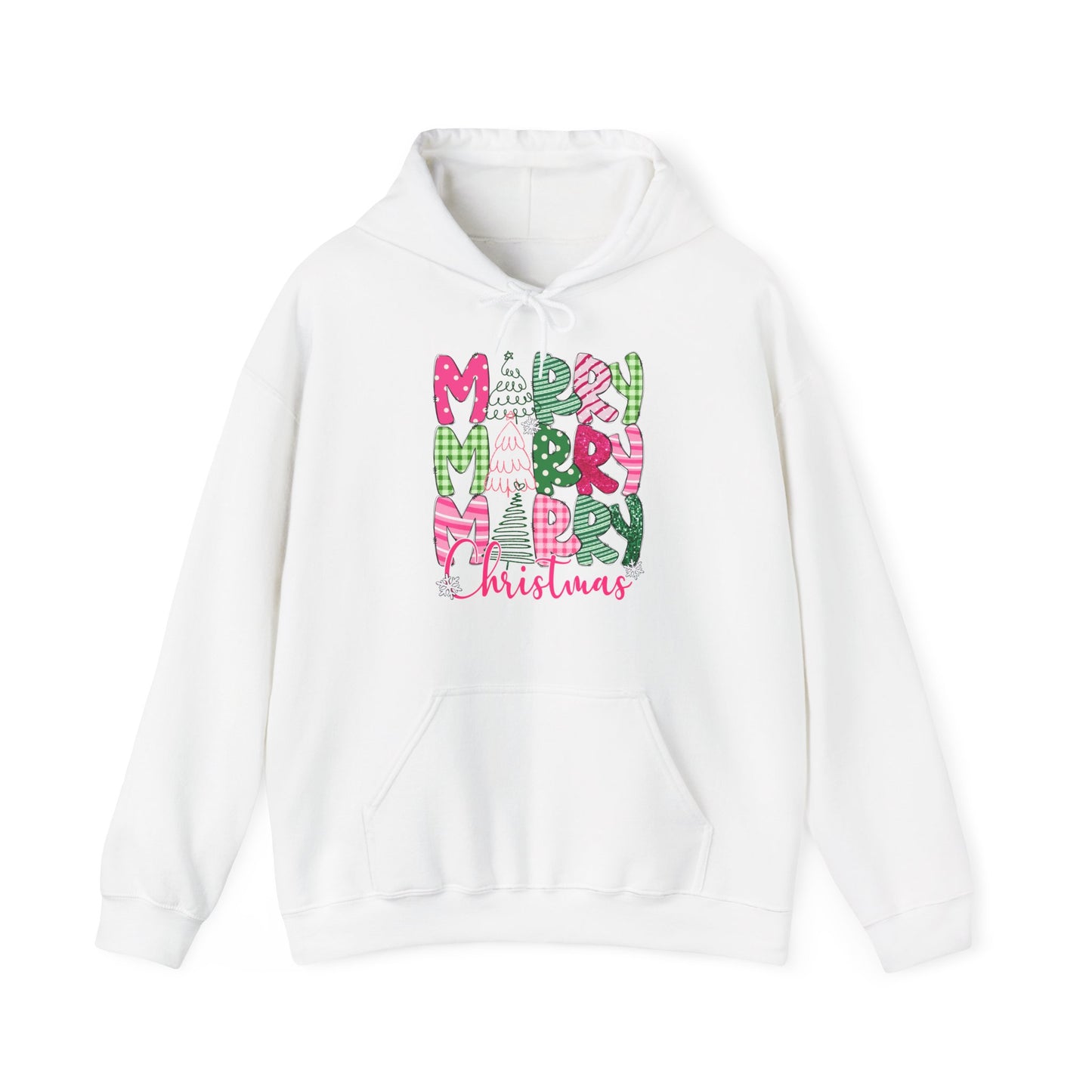 Merry Christmas Hooded Sweatshirt | Unisex Holiday Apparel