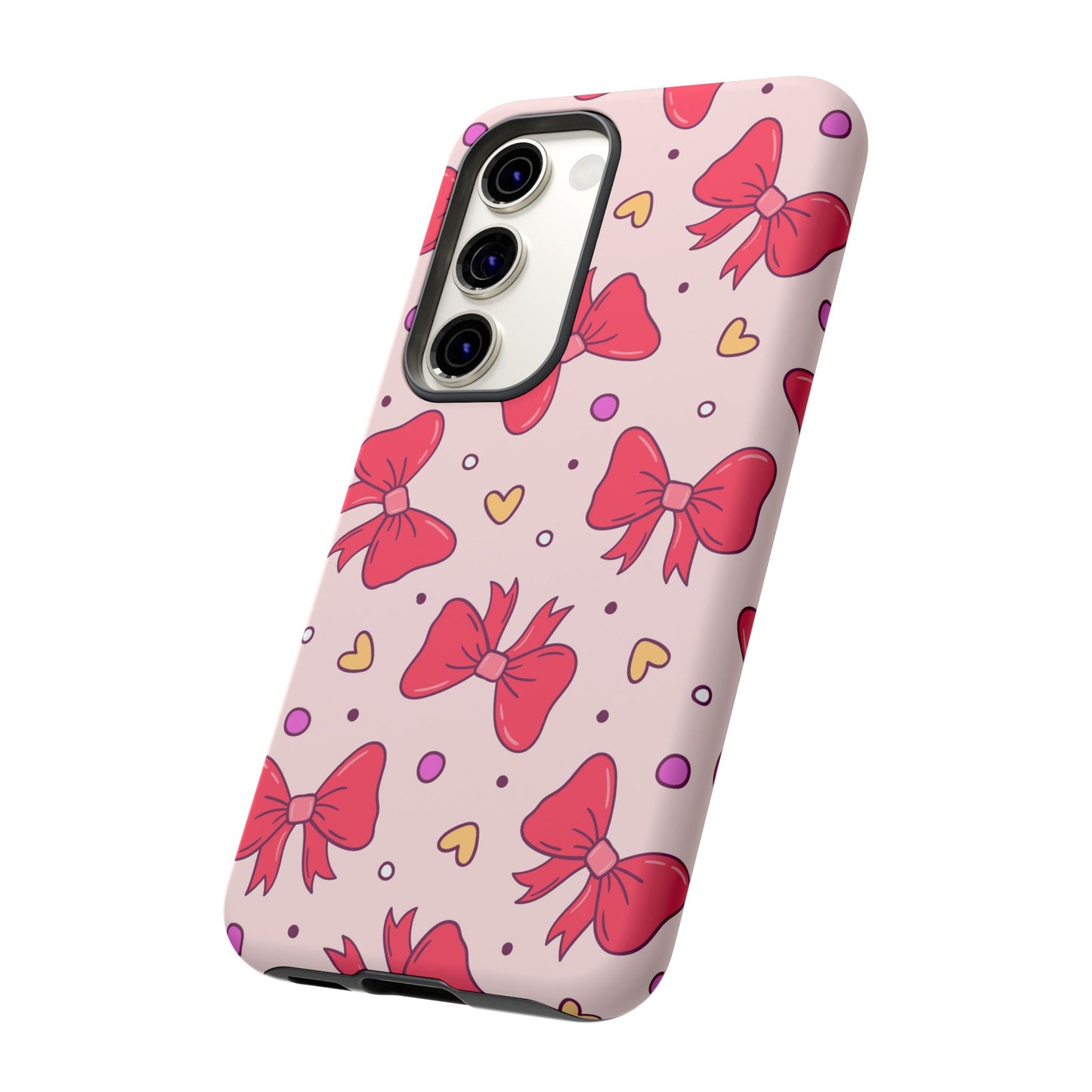 Cute Bow Pattern Phone Case - Tough Cases for Stylish Protection