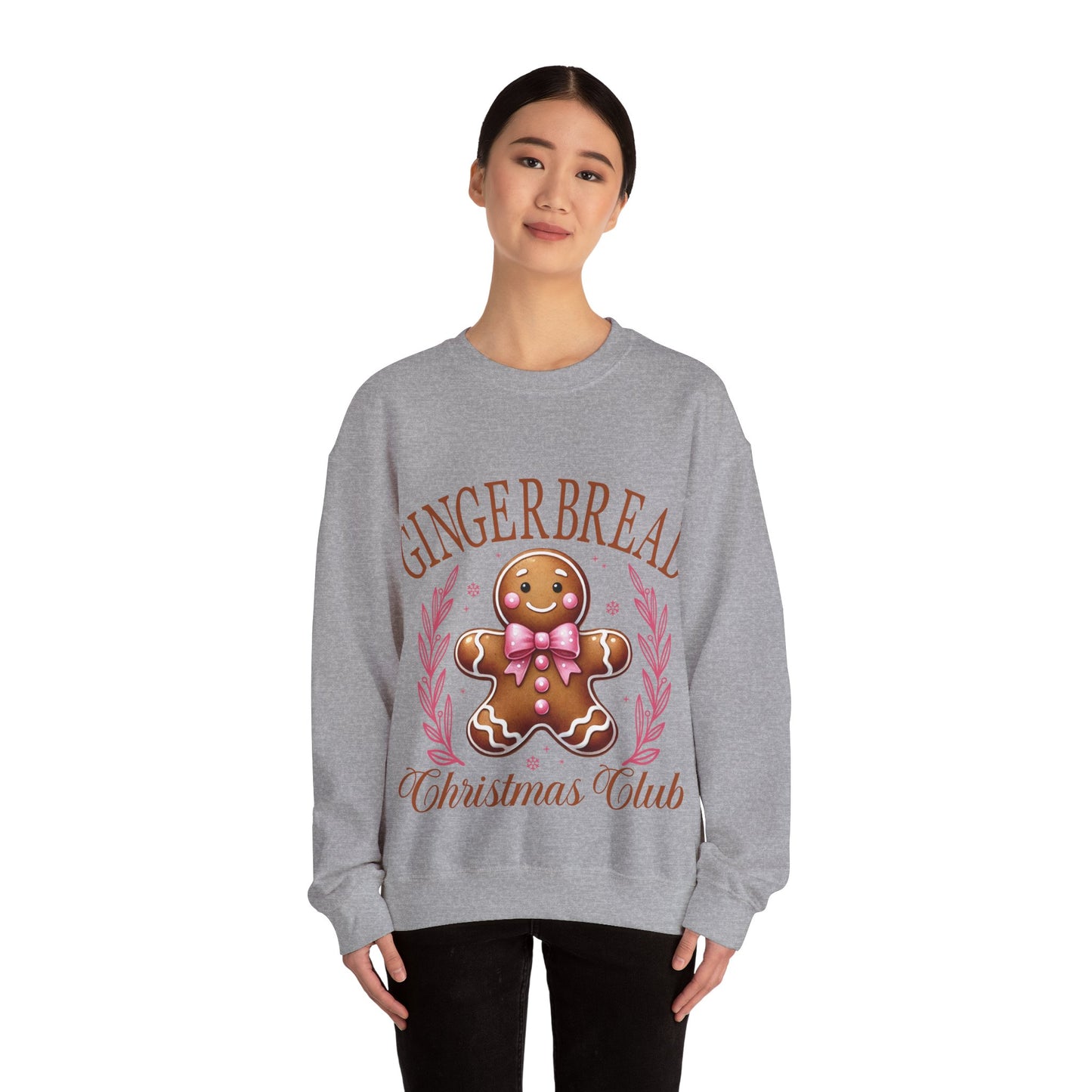 Gingerbread Christmas Club Sweatshirt - Cozy Holiday Apparel