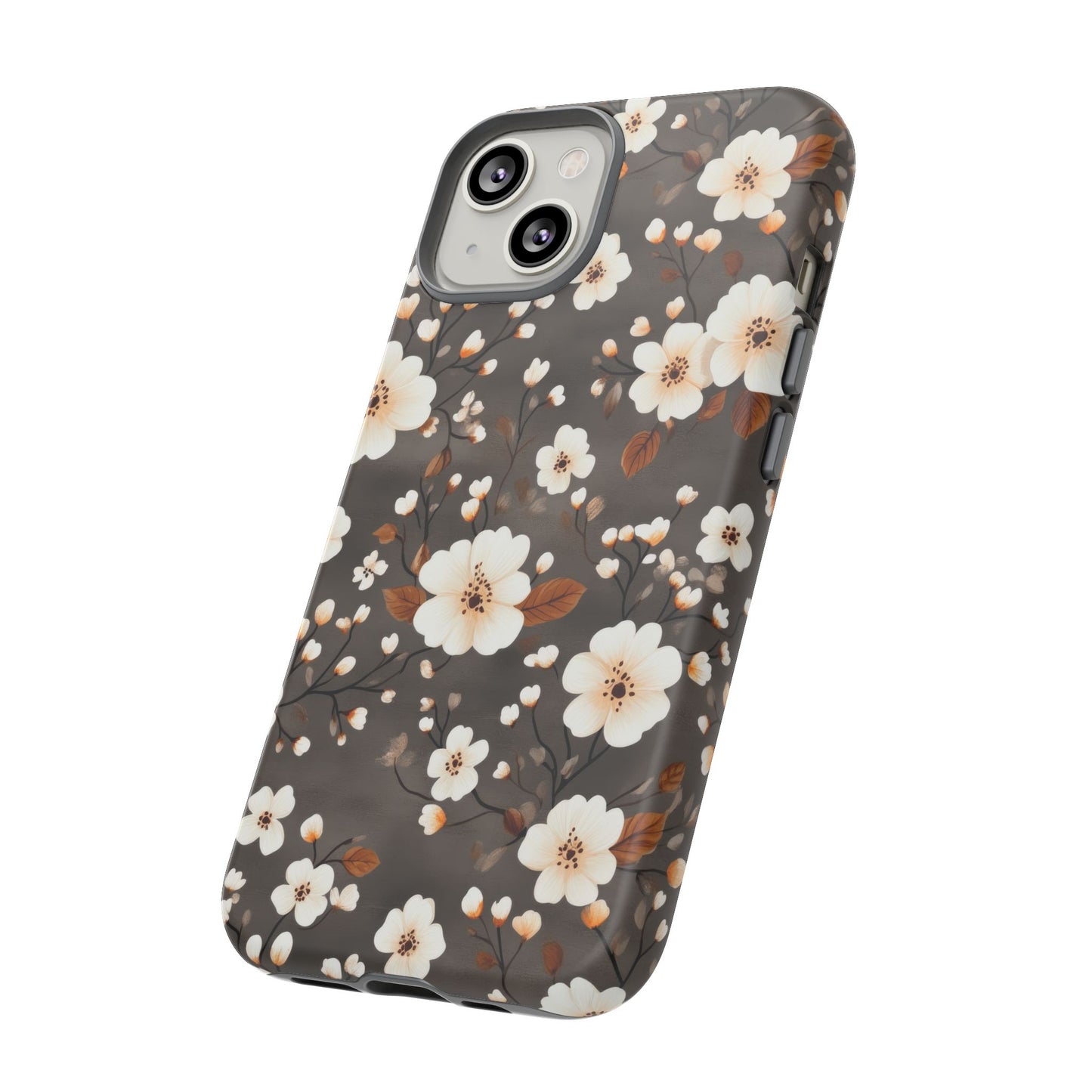 Floral Tough Case for iPhone - Elegant Flower Design Phone Cover