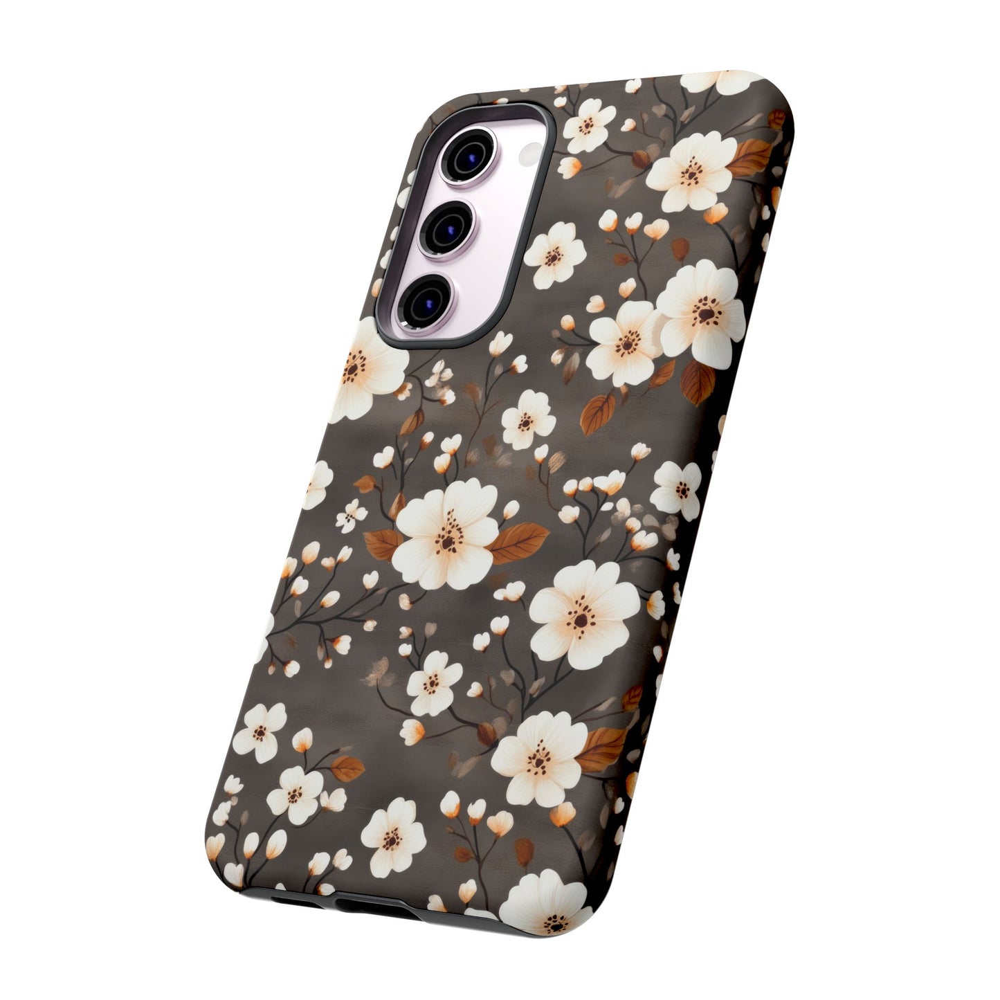 Floral Tough Case for iPhone - Elegant Flower Design Phone Cover