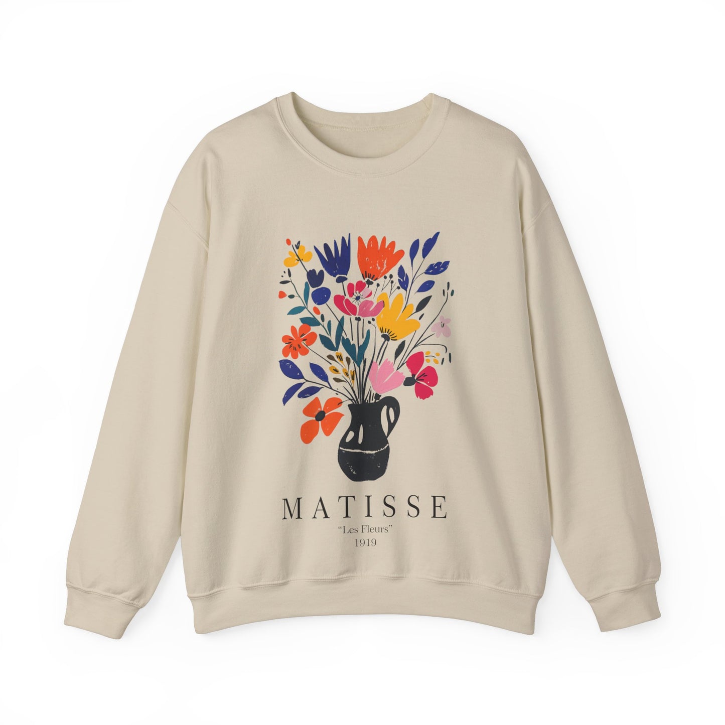 Artistic Floral Sweatshirt – Unisex Heavy Blend™ Crewneck