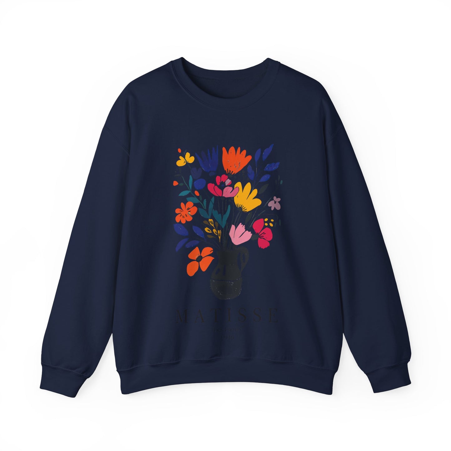 Artistic Floral Sweatshirt – Unisex Heavy Blend™ Crewneck