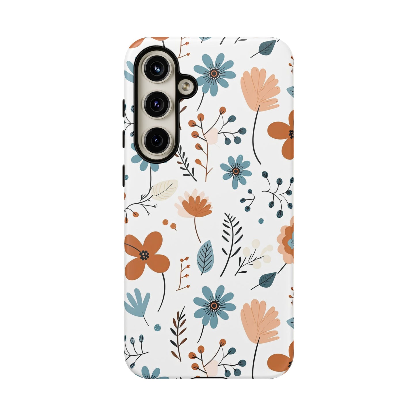 Floral Tough Phone Case - Vibrant Design for Nature Lovers