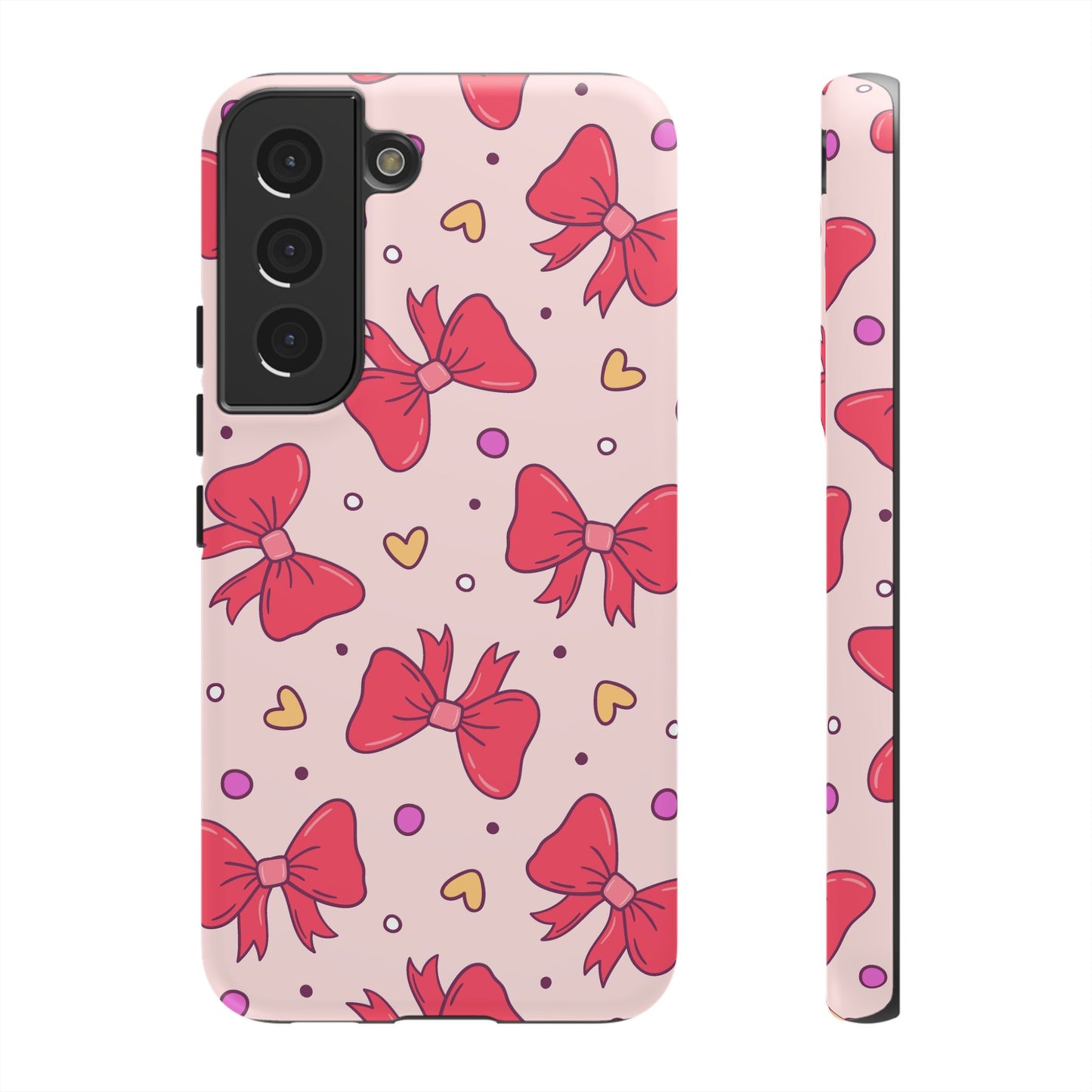 Cute Bow Pattern Phone Case - Tough Cases for Stylish Protection