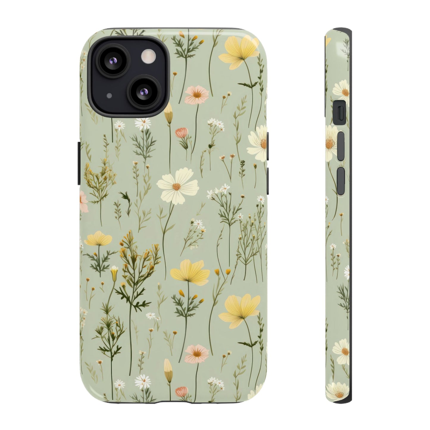 Floral Tough Phone Case - Stylish and Durable for Nature Lovers