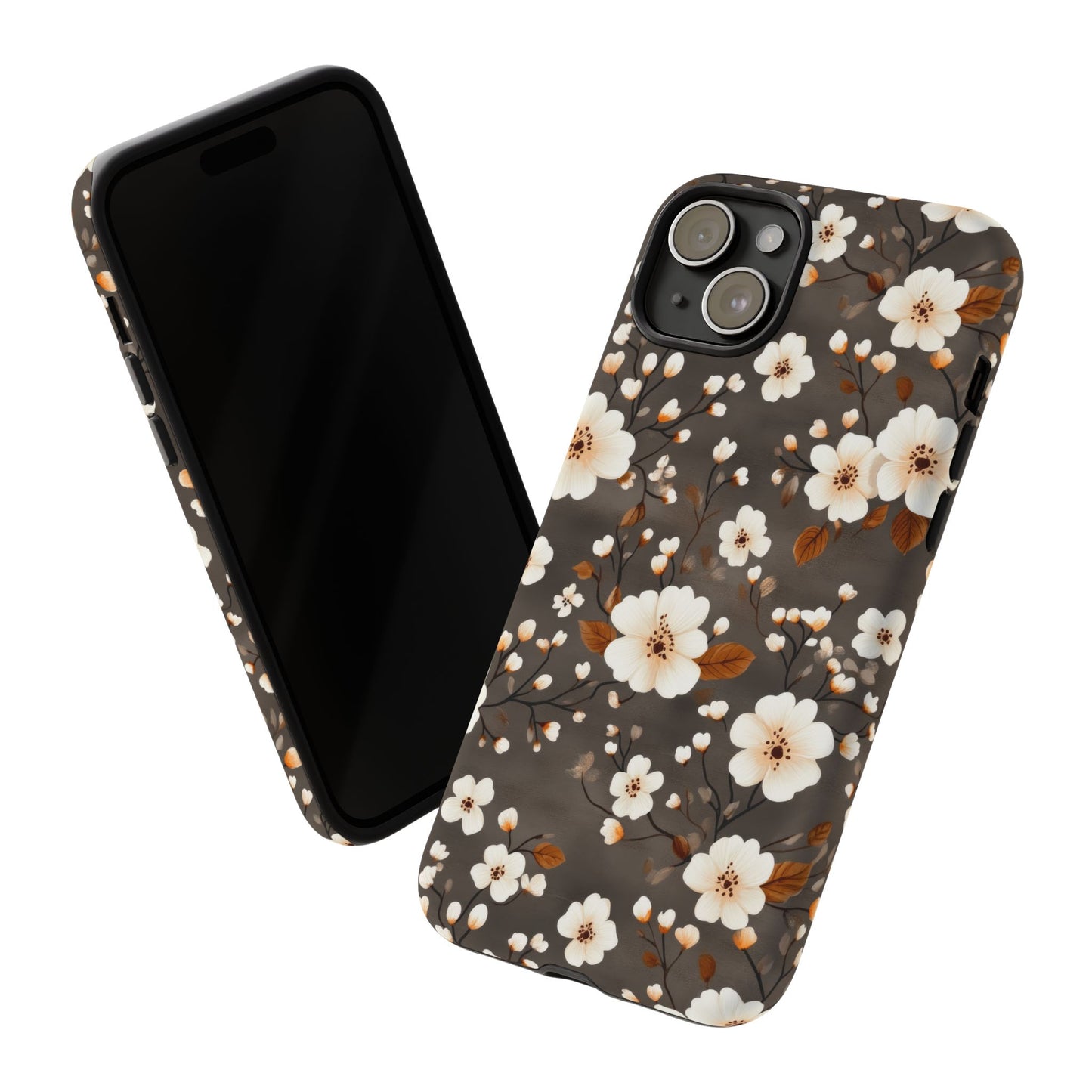 Floral Tough Case for iPhone - Elegant Flower Design Phone Cover