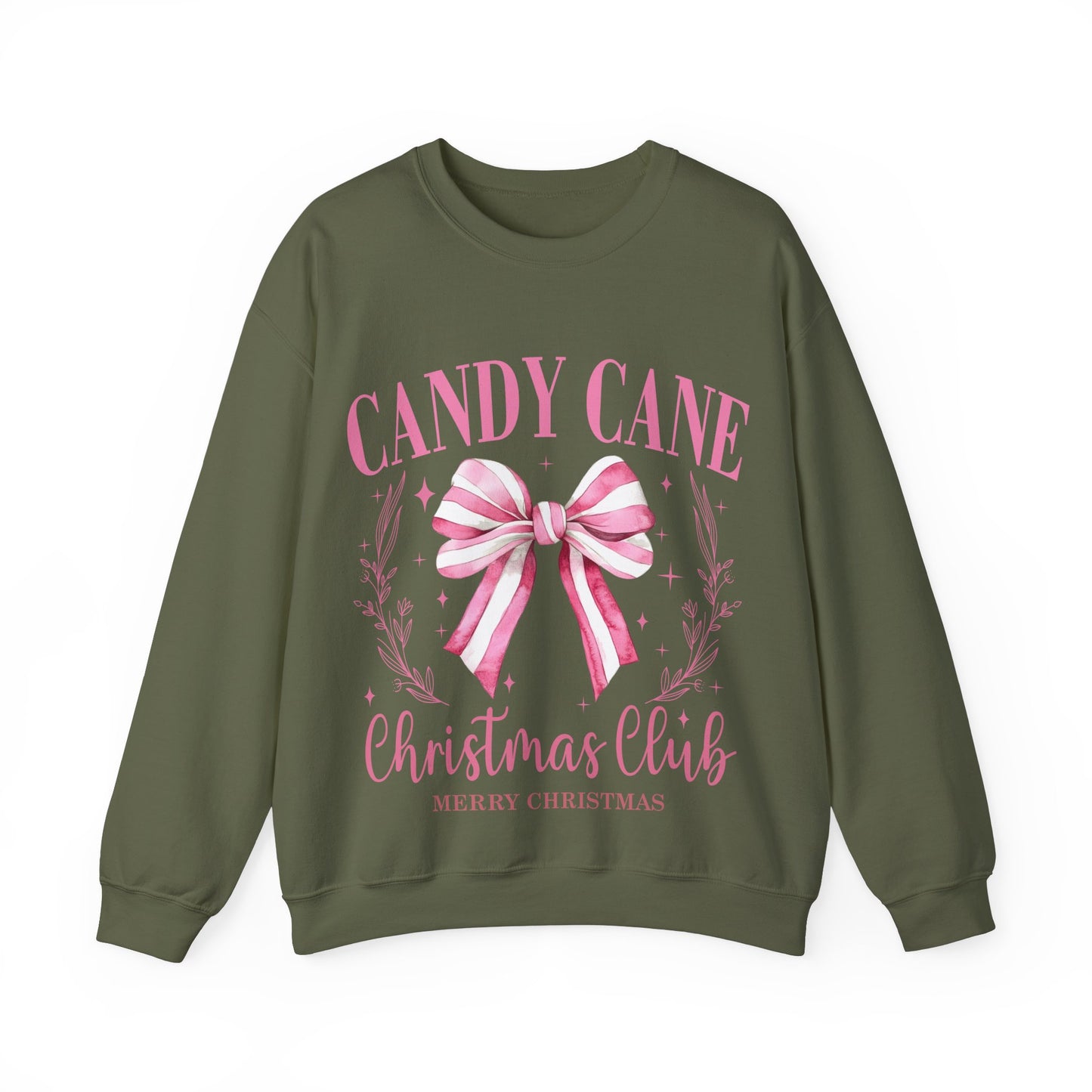 Candy Cane Christmas Club Sweatshirt - Unisex Heavy Blend™ Crewneck