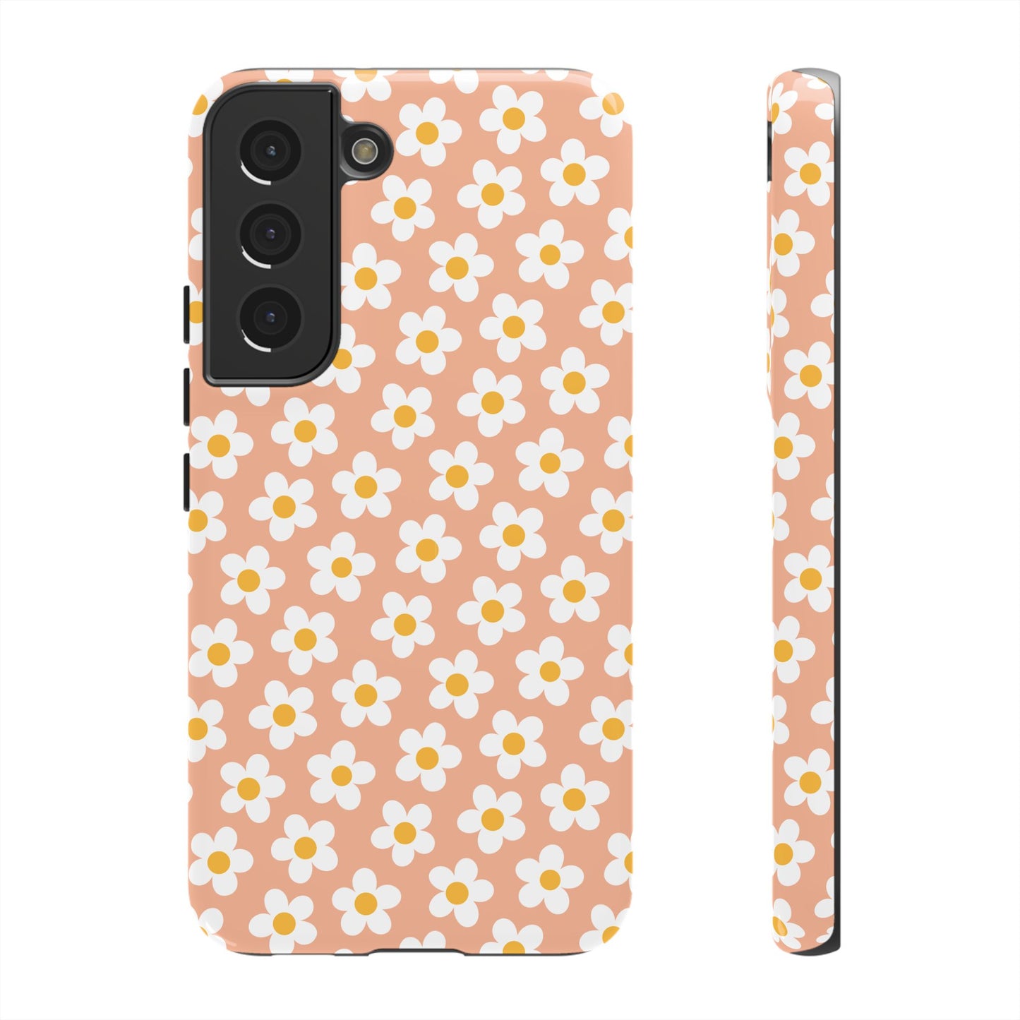 Floral Tough Case for iPhone - Durable Protection with Cute Daisy Design