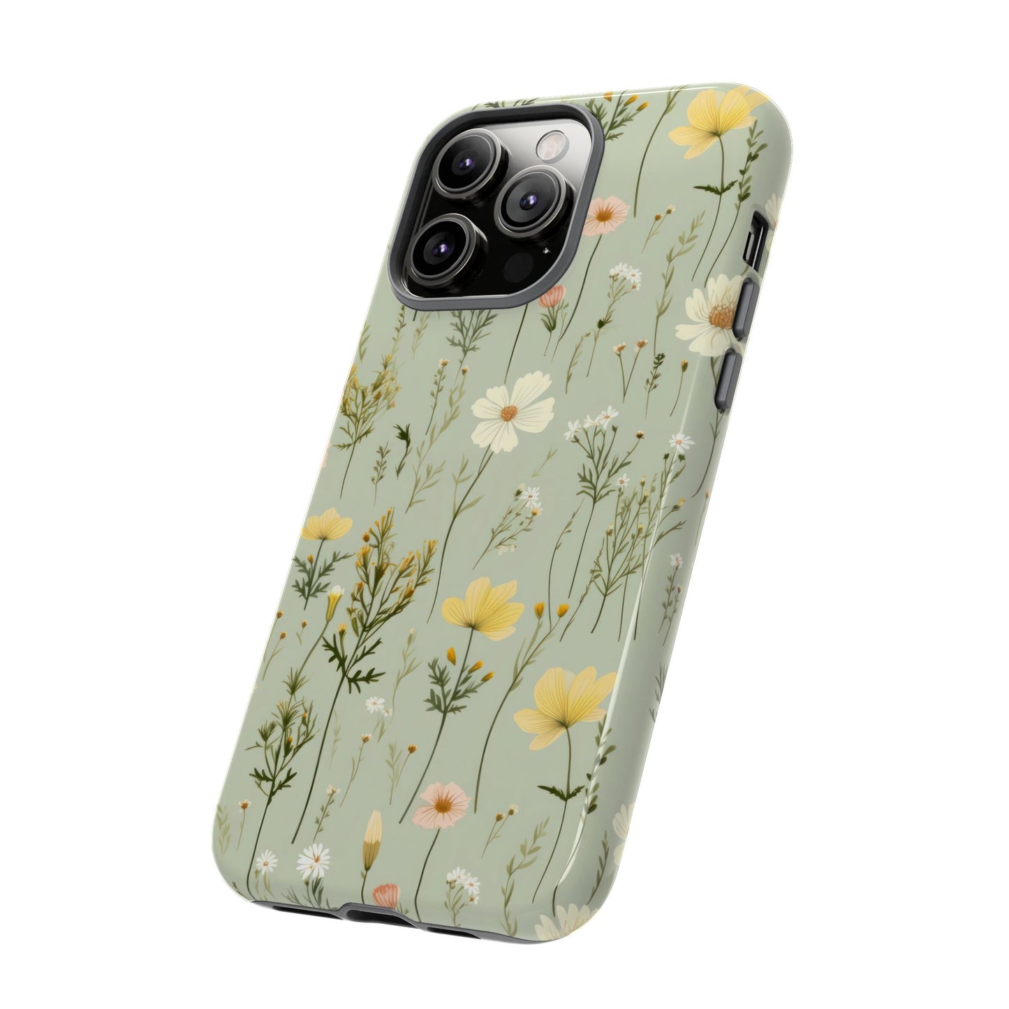 Floral Tough Phone Case - Stylish and Durable for Nature Lovers