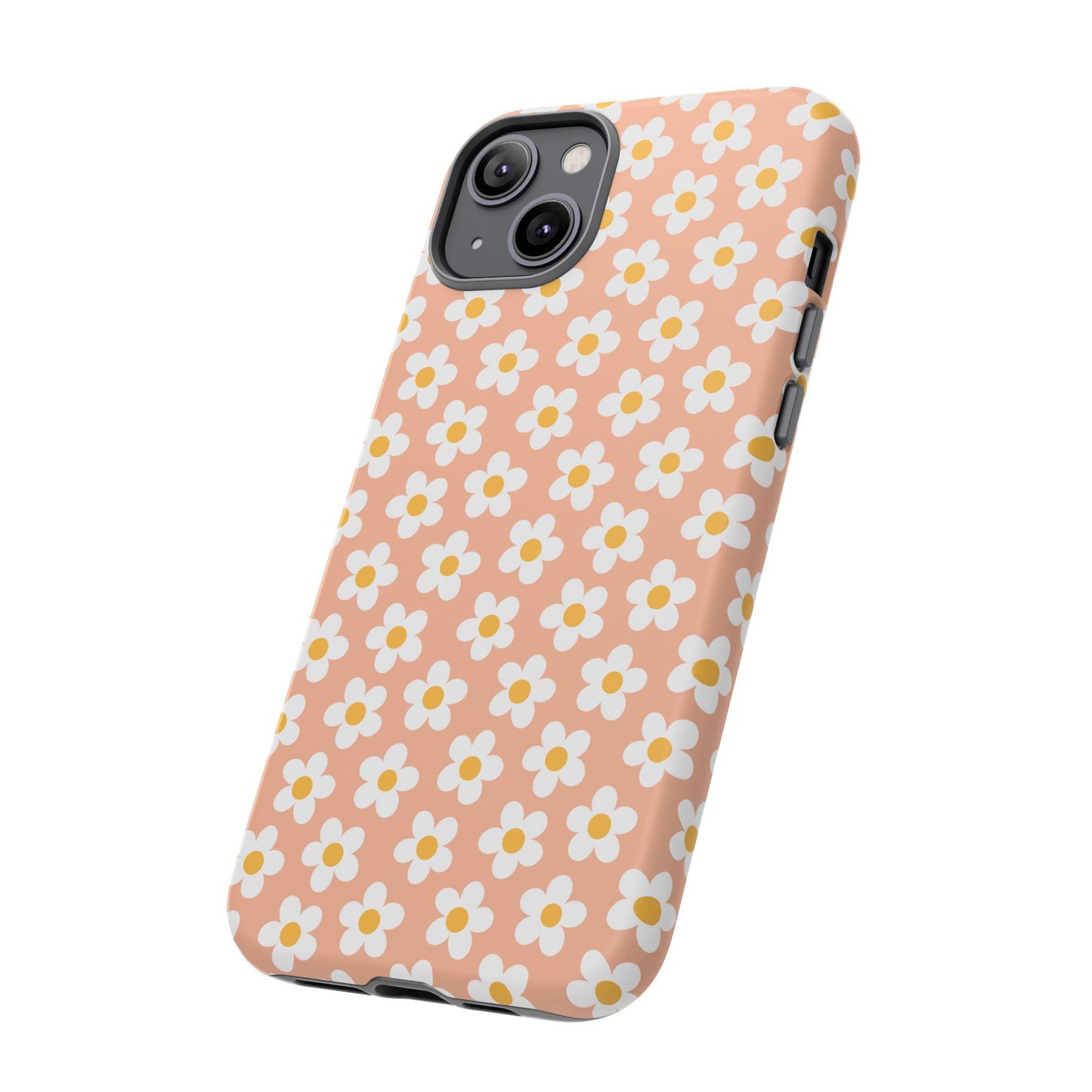 Floral Tough Case for iPhone - Durable Protection with Cute Daisy Design