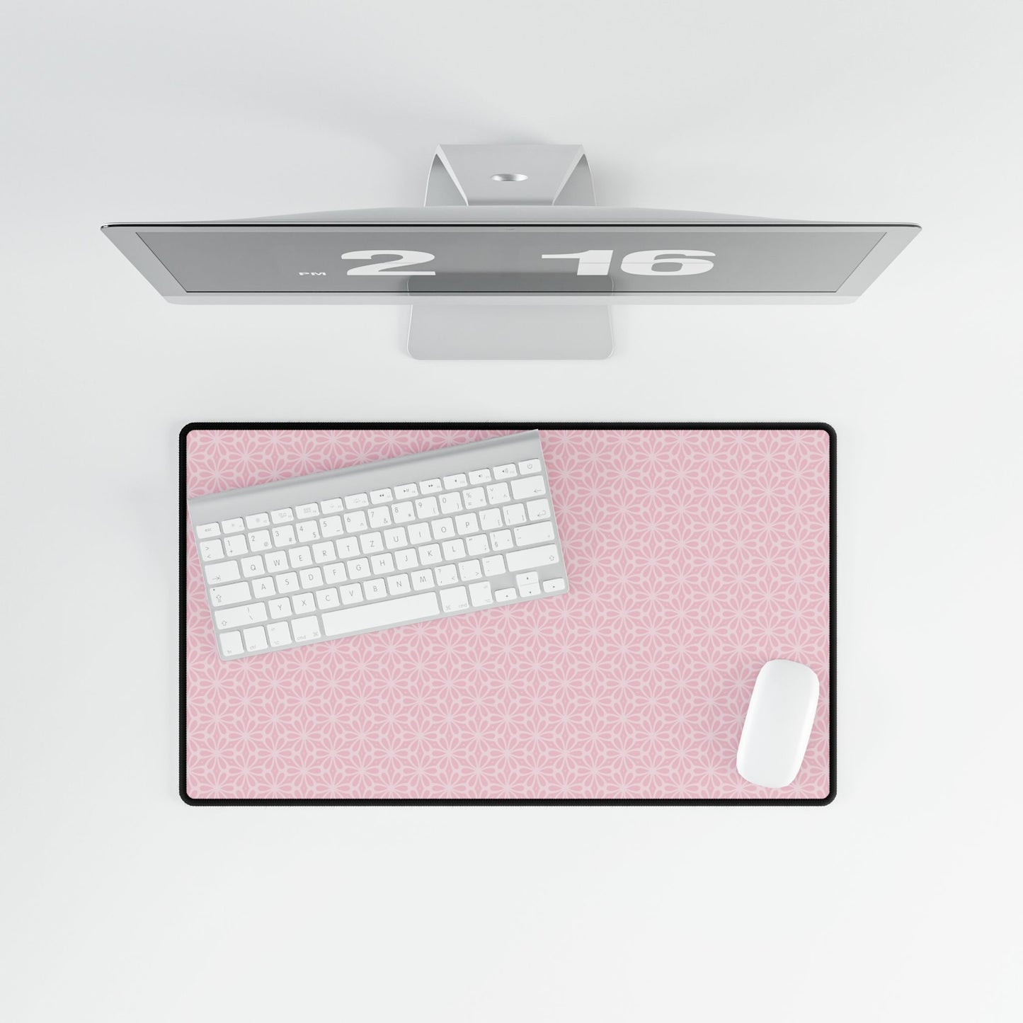 Desk Mats Geometric Pattern-Pink