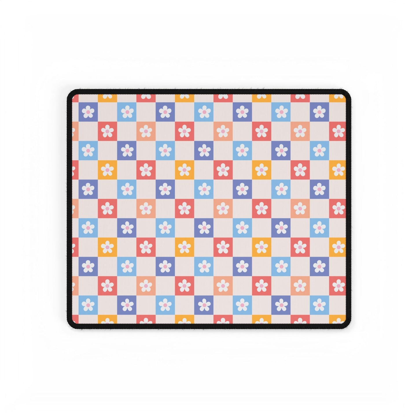 Desk Mats Flower checkers