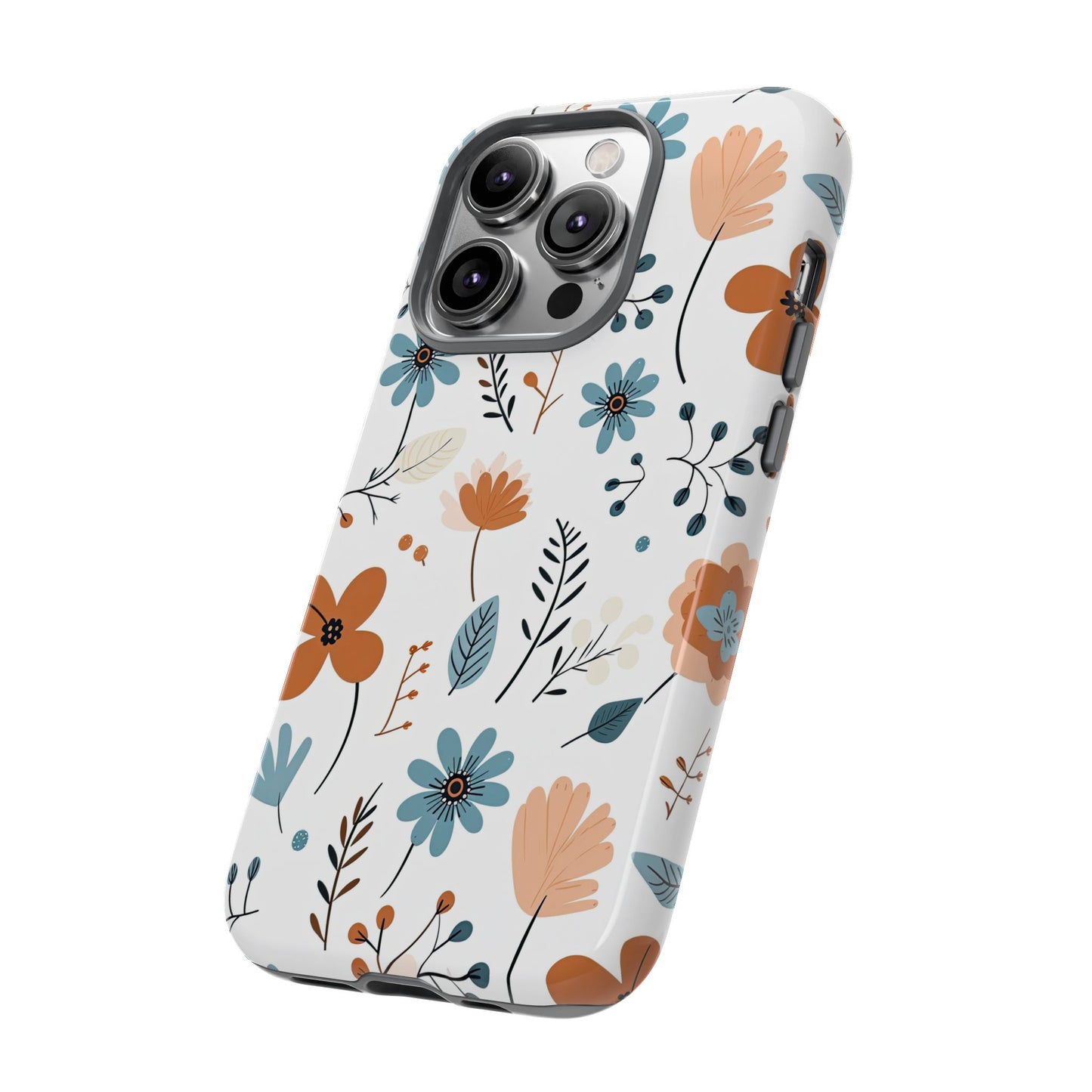 Floral Tough Phone Case - Vibrant Design for Nature Lovers