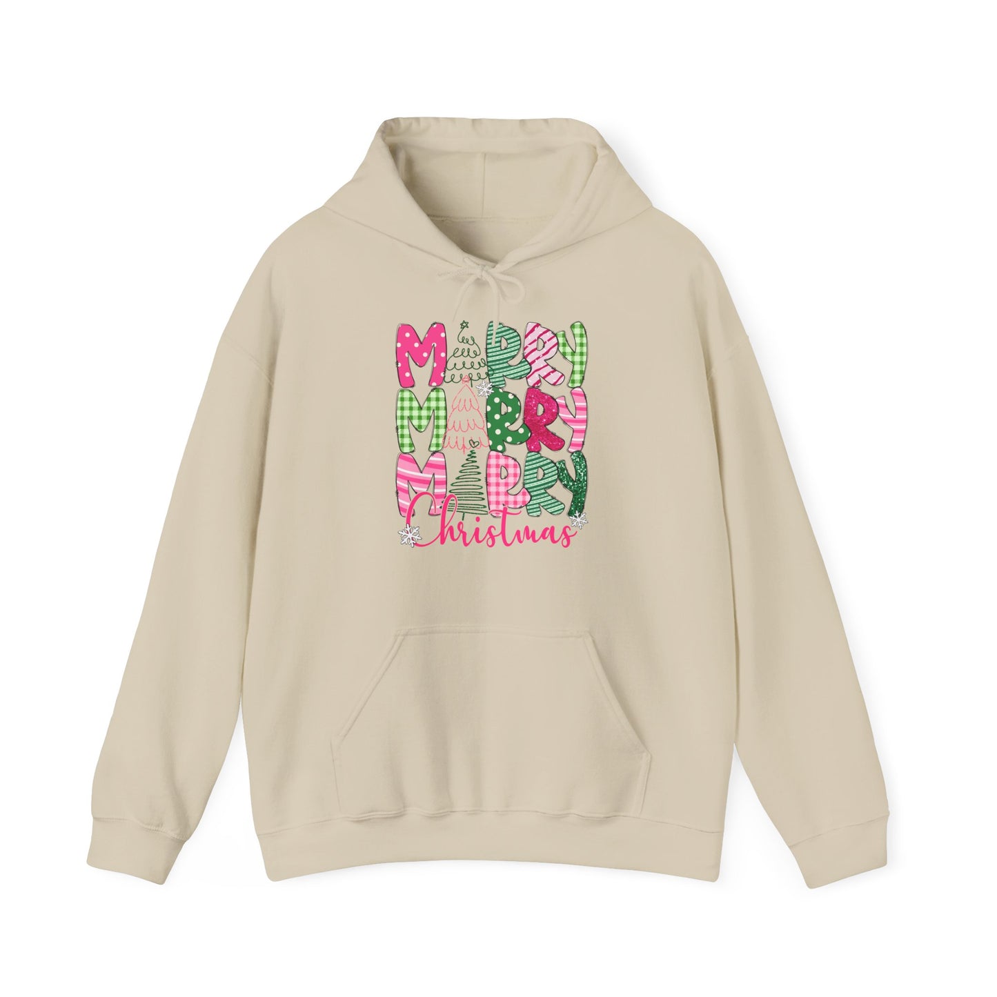 Merry Christmas Hooded Sweatshirt | Unisex Holiday Apparel