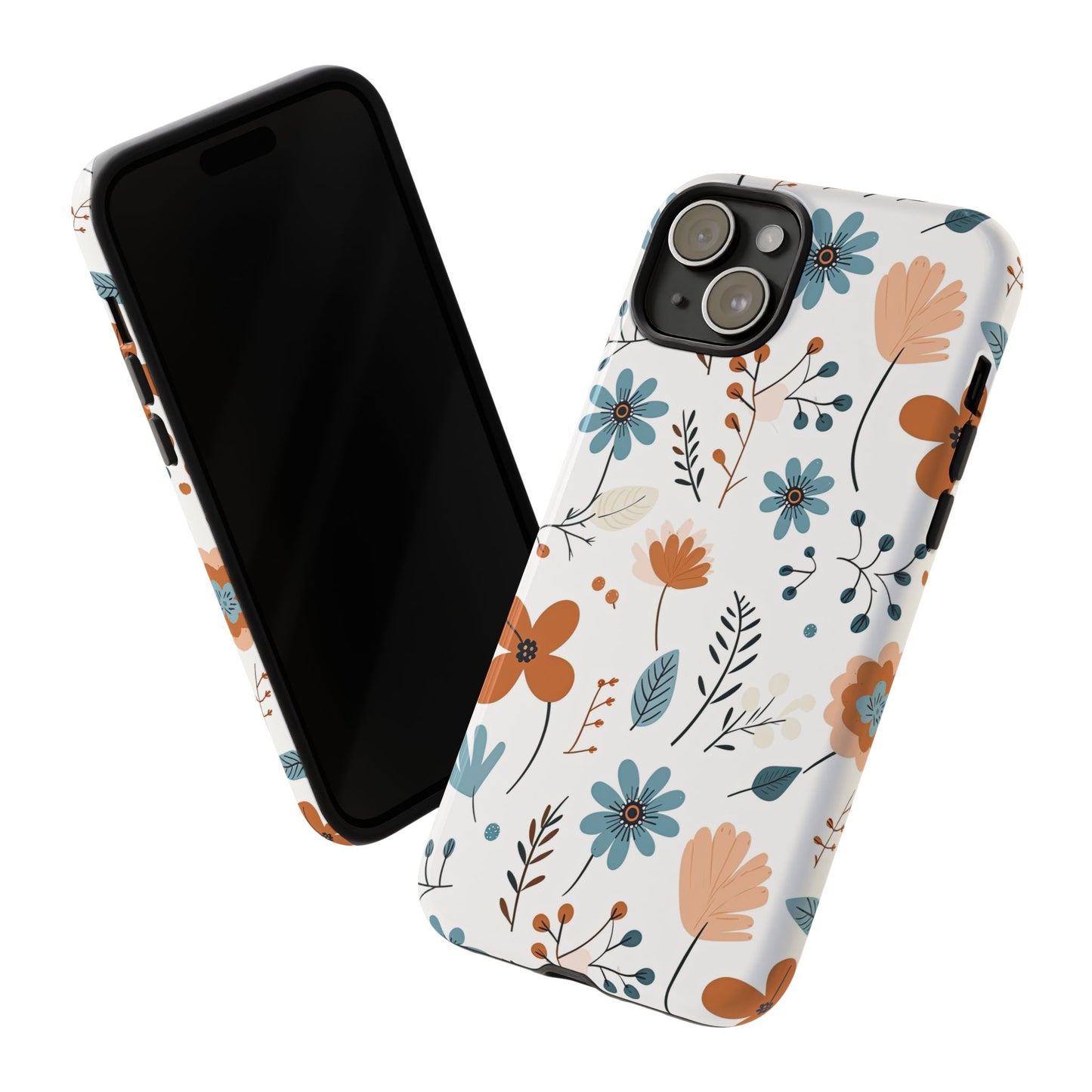 Floral Tough Phone Case - Vibrant Design for Nature Lovers